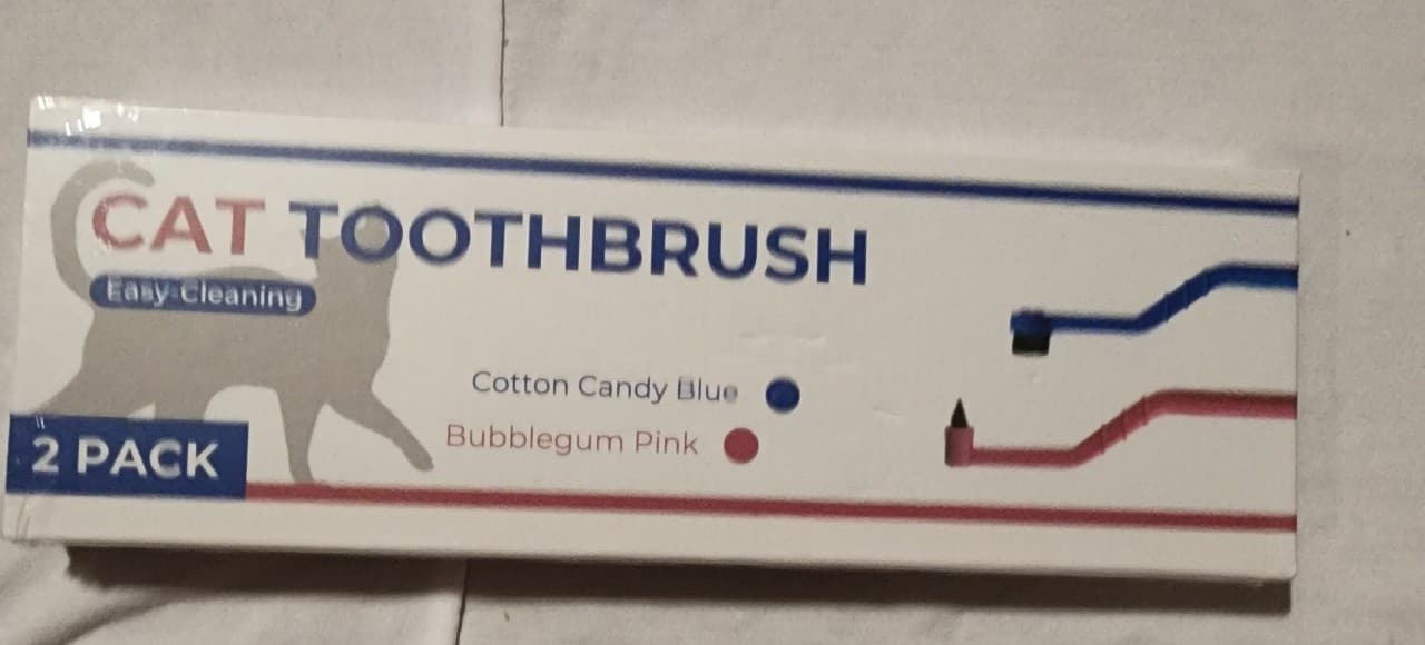 Cat Toothbrush 2pack - Image 1