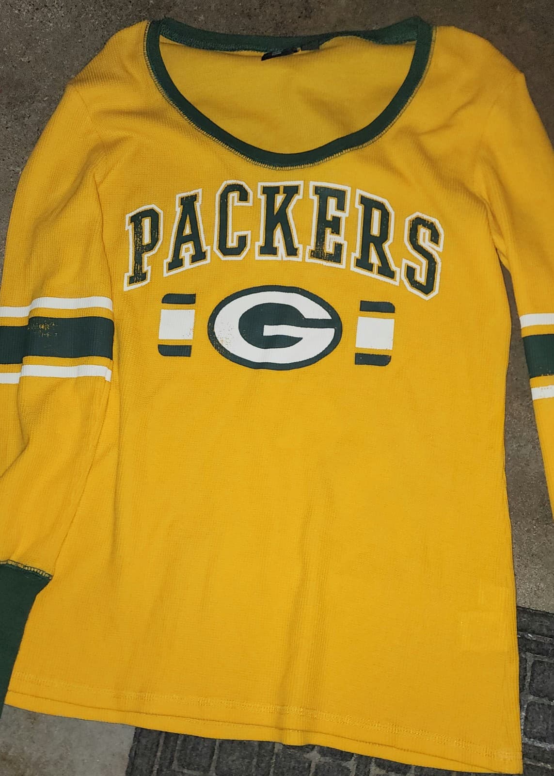 Green Bay Packers Women's Long Sleeved Shirt sz XL - Image 1
