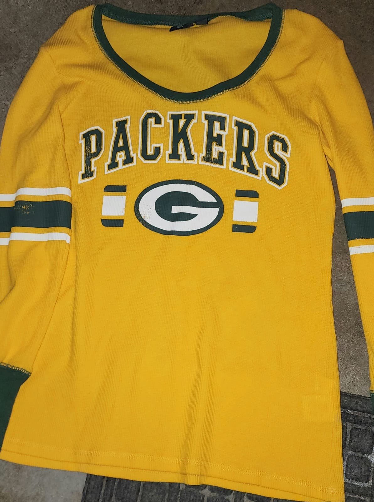 Green Bay Packers Women's Long Sleeved Shirt sz XL - Thumbnail 2