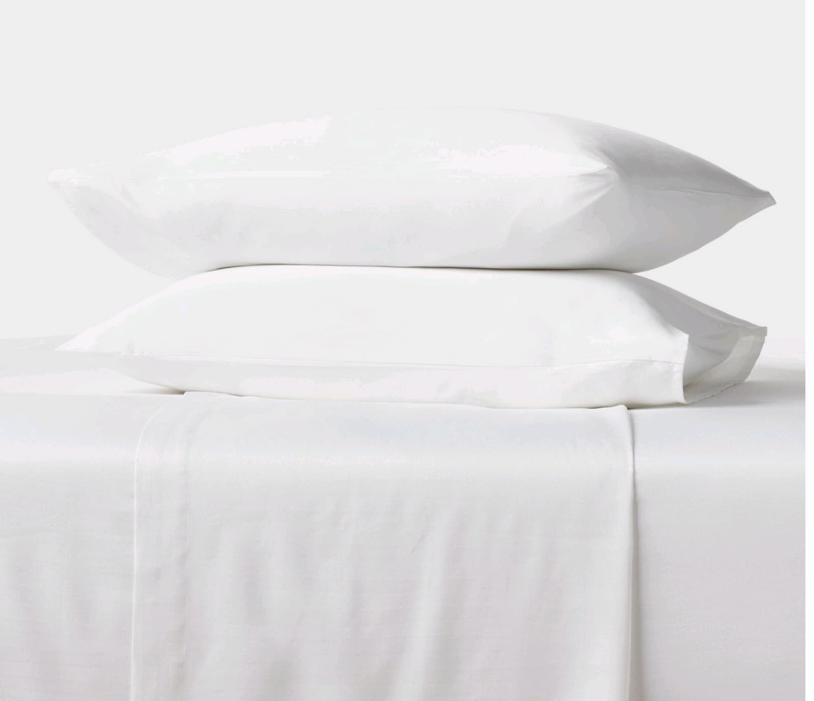 Room Essentials Cotton Blend Easy Care Sateen Sheet Set Twin Size - Thumbnail 2