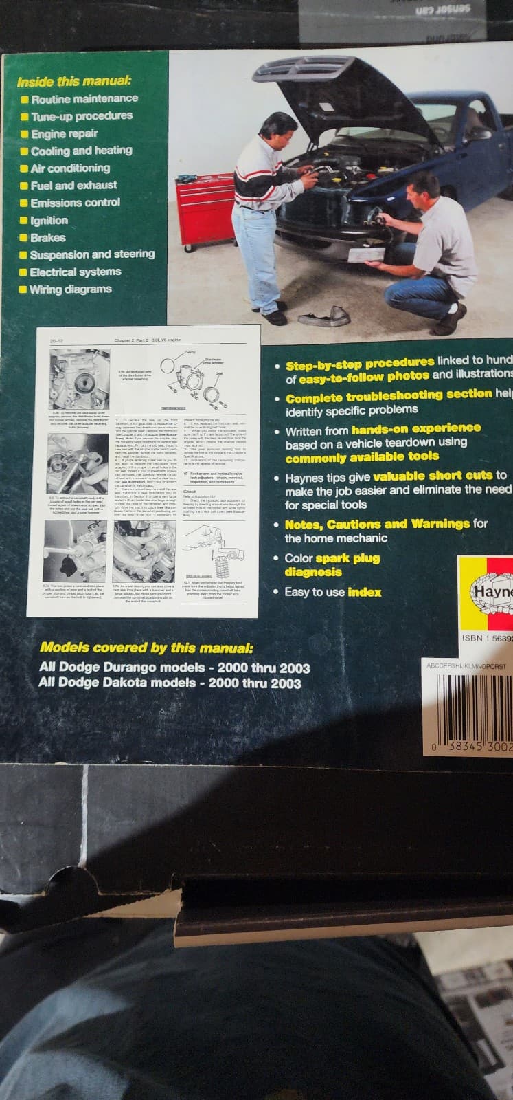 Dodge Durango 1998-1999, Dakota 1997-1999 Repair Manual - Thumbnail 3