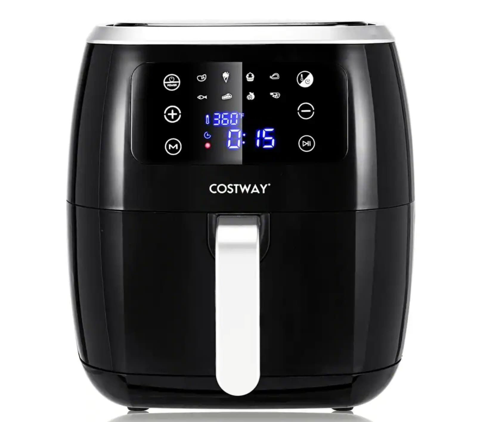 Costway Air Fryer with 8-Preset Functions and Smart Touch - Thumbnail 7