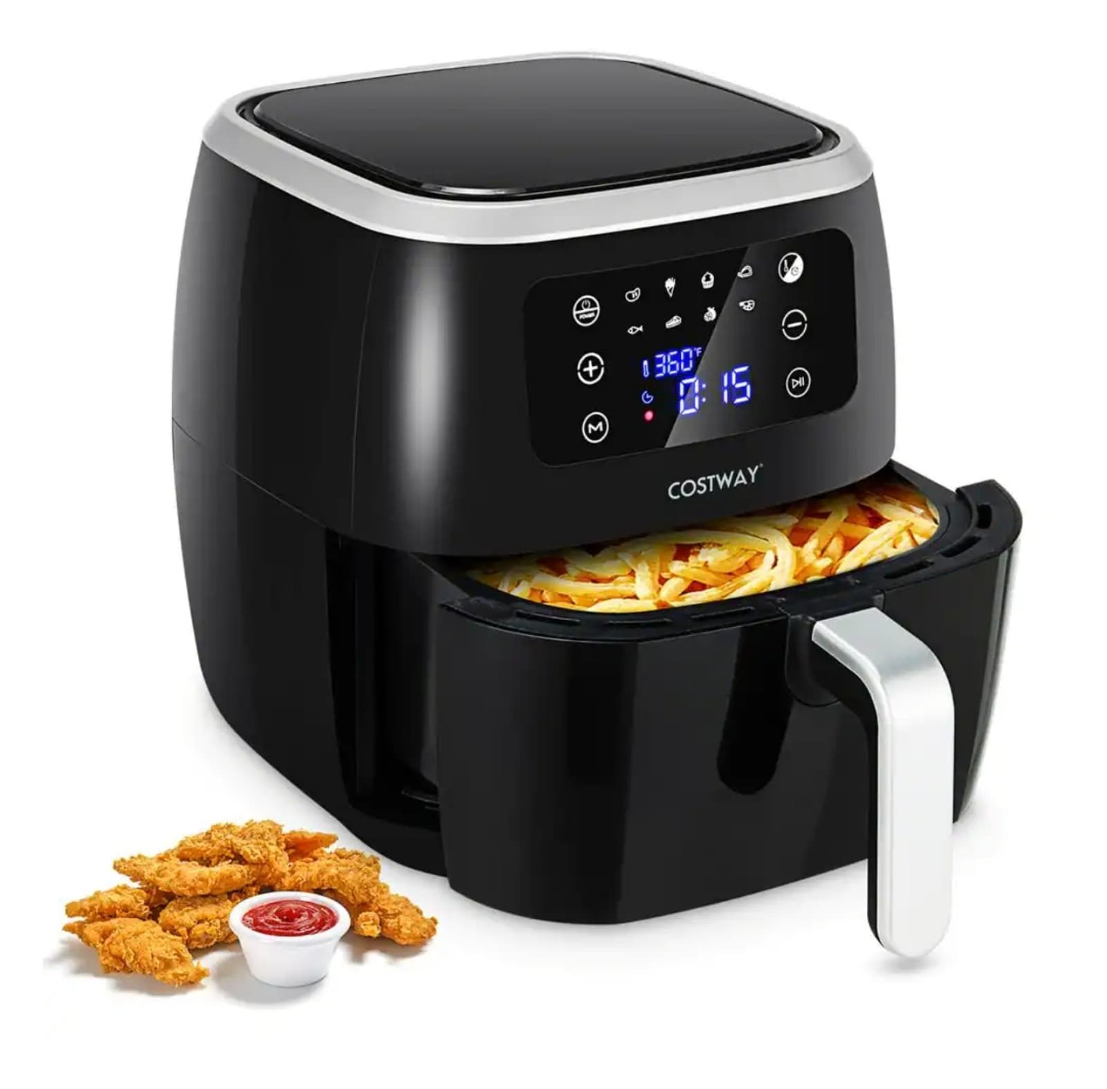 Costway Air Fryer with 8-Preset Functions and Smart Touch - Image 1