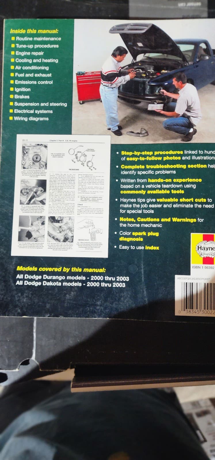 Dodge Durango 1998-1999, Dakota 1997-1999 Repair Manual - Thumbnail 4