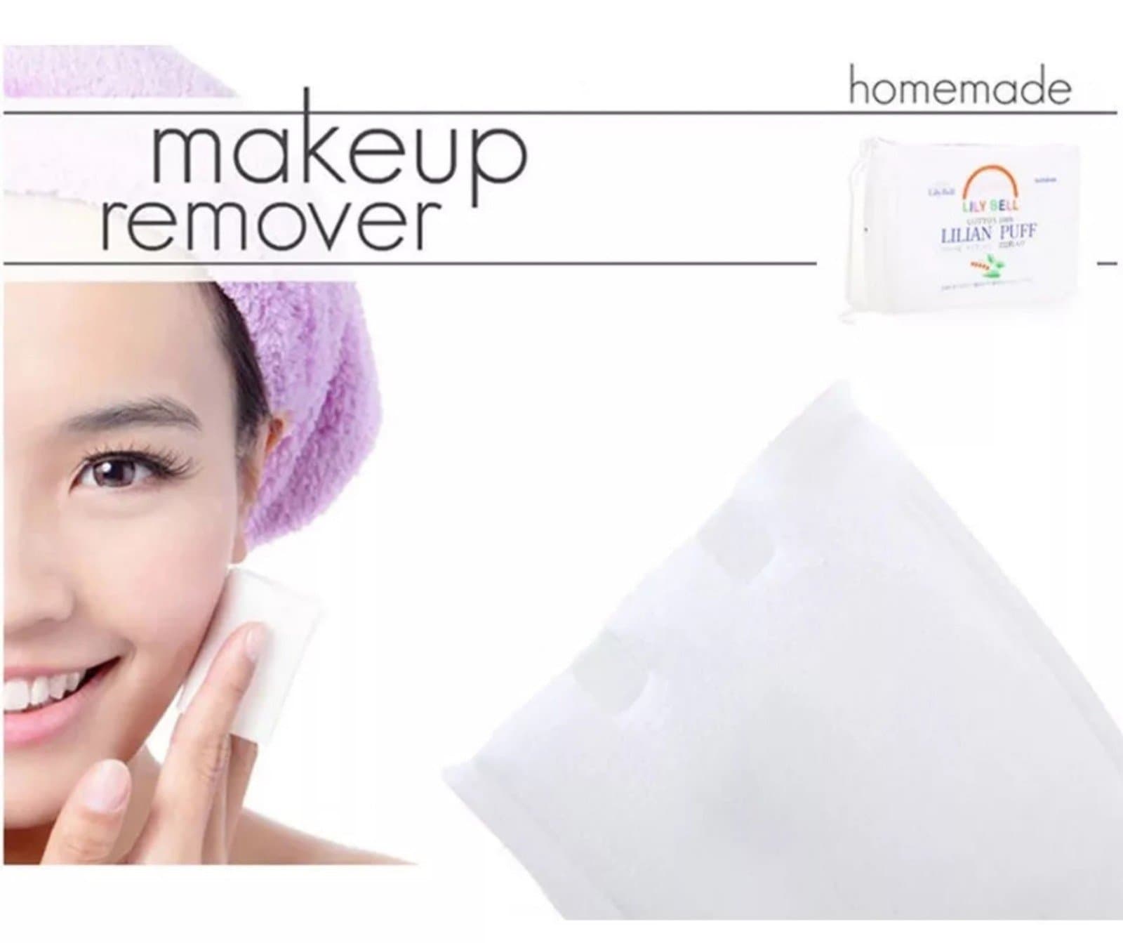 Cotton Nail Polish/Make-Up Remover Pads Lilian Puff - Thumbnail 5