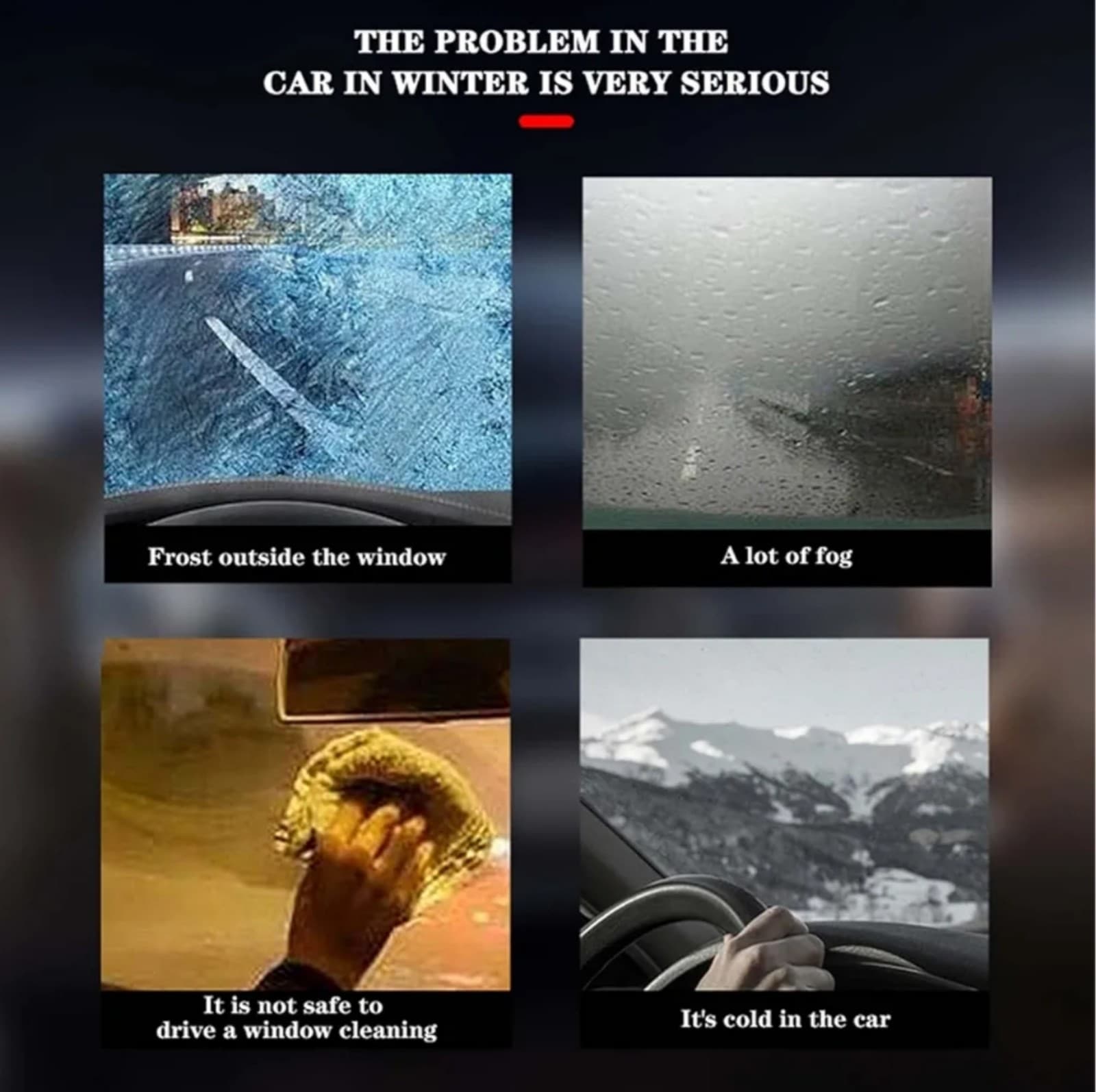 Car Defrosting Heater Electric Heating Fan Defogging Defroster - Thumbnail 6