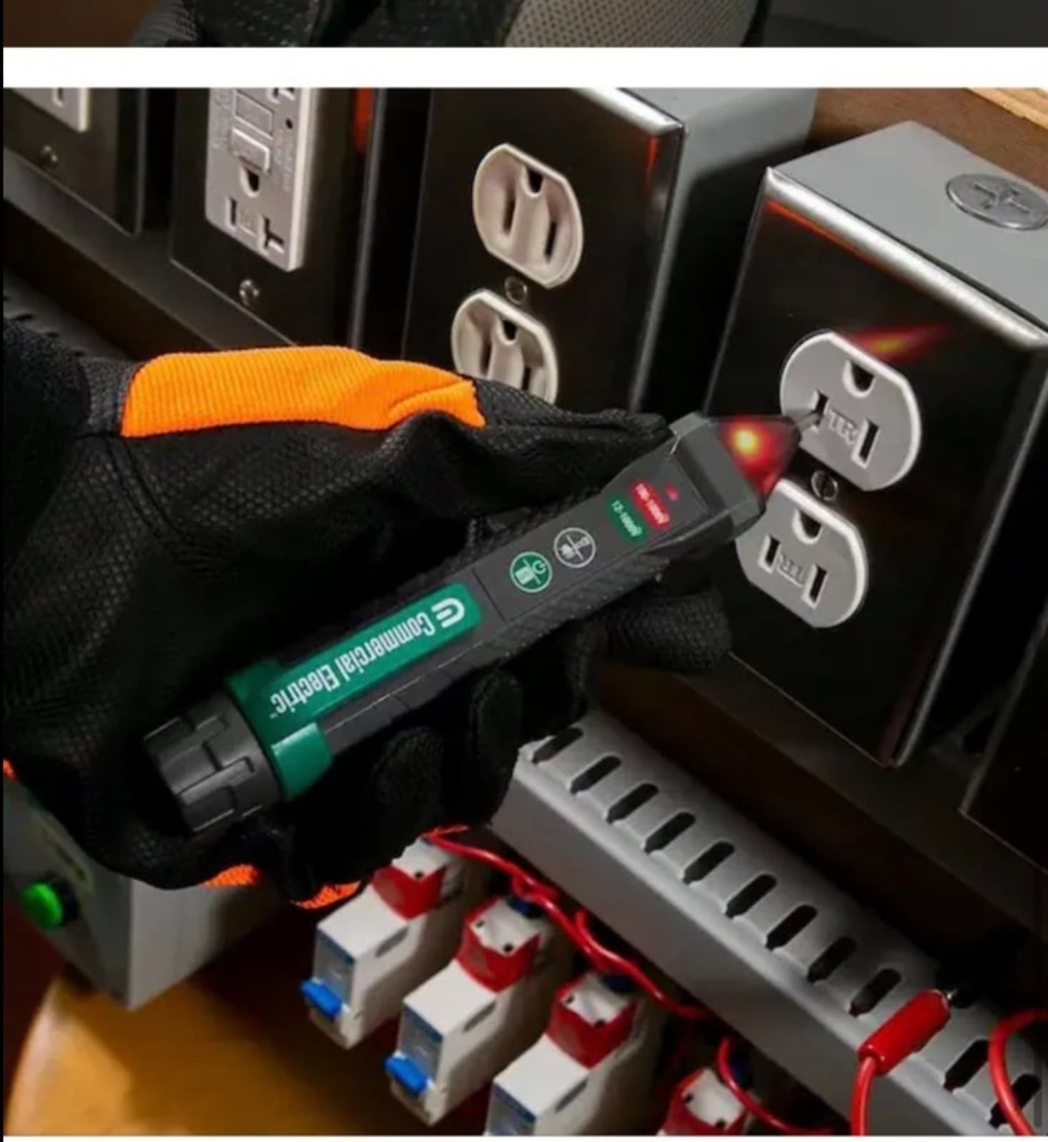 Commercial Electric AC Voltage Detector + Adjustable Sensitivity - Thumbnail 4