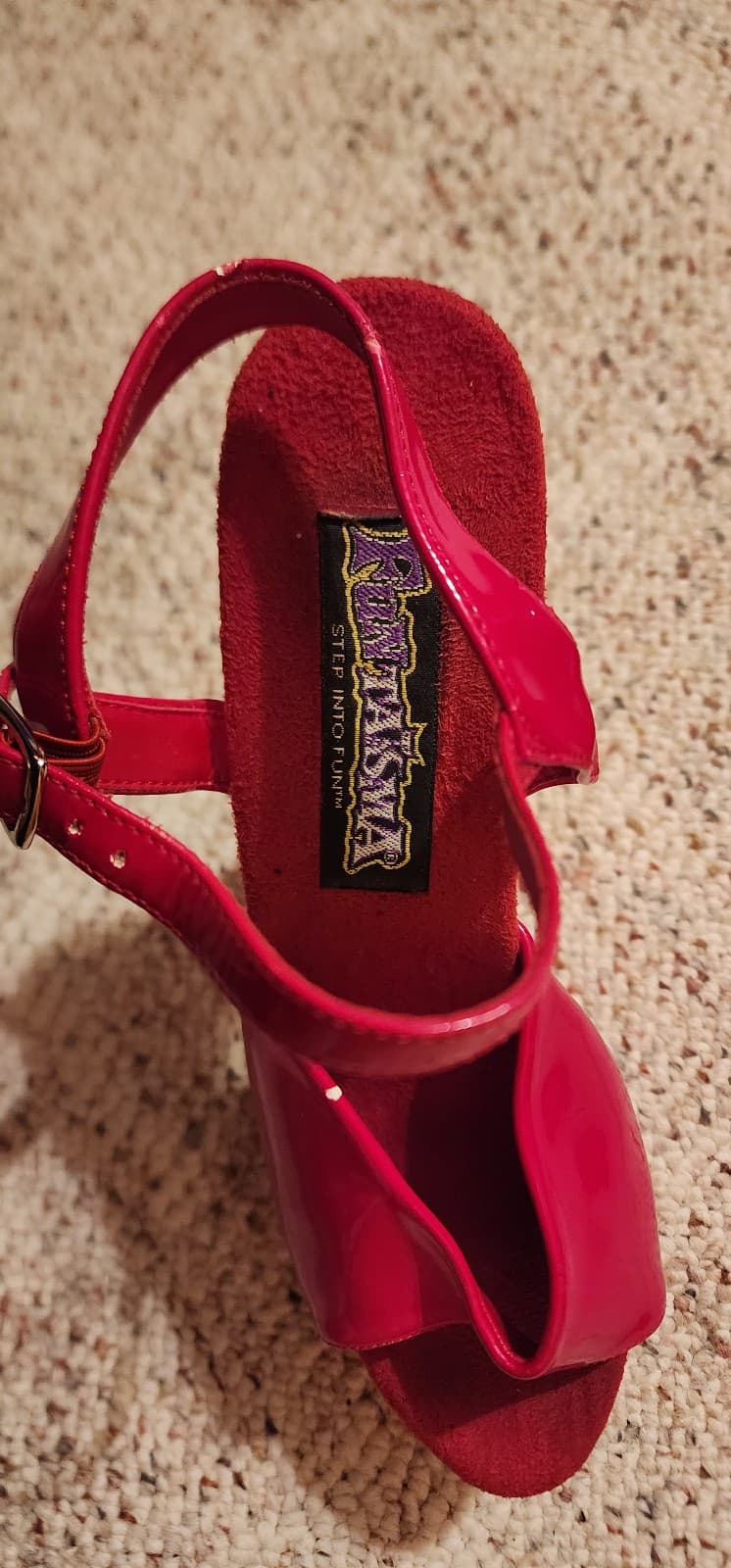 Women's Red Stilettos Sz 9 Funtasma - Image 1