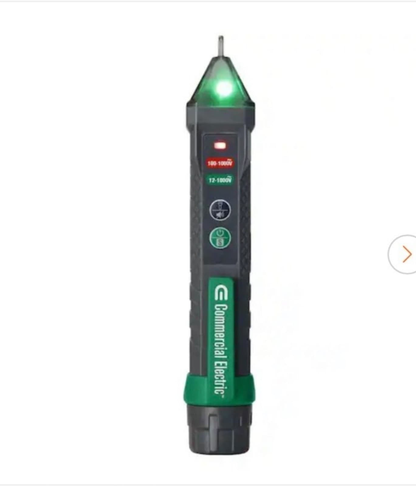 Commercial Electric AC Voltage Detector + Adjustable Sensitivity - Image 1