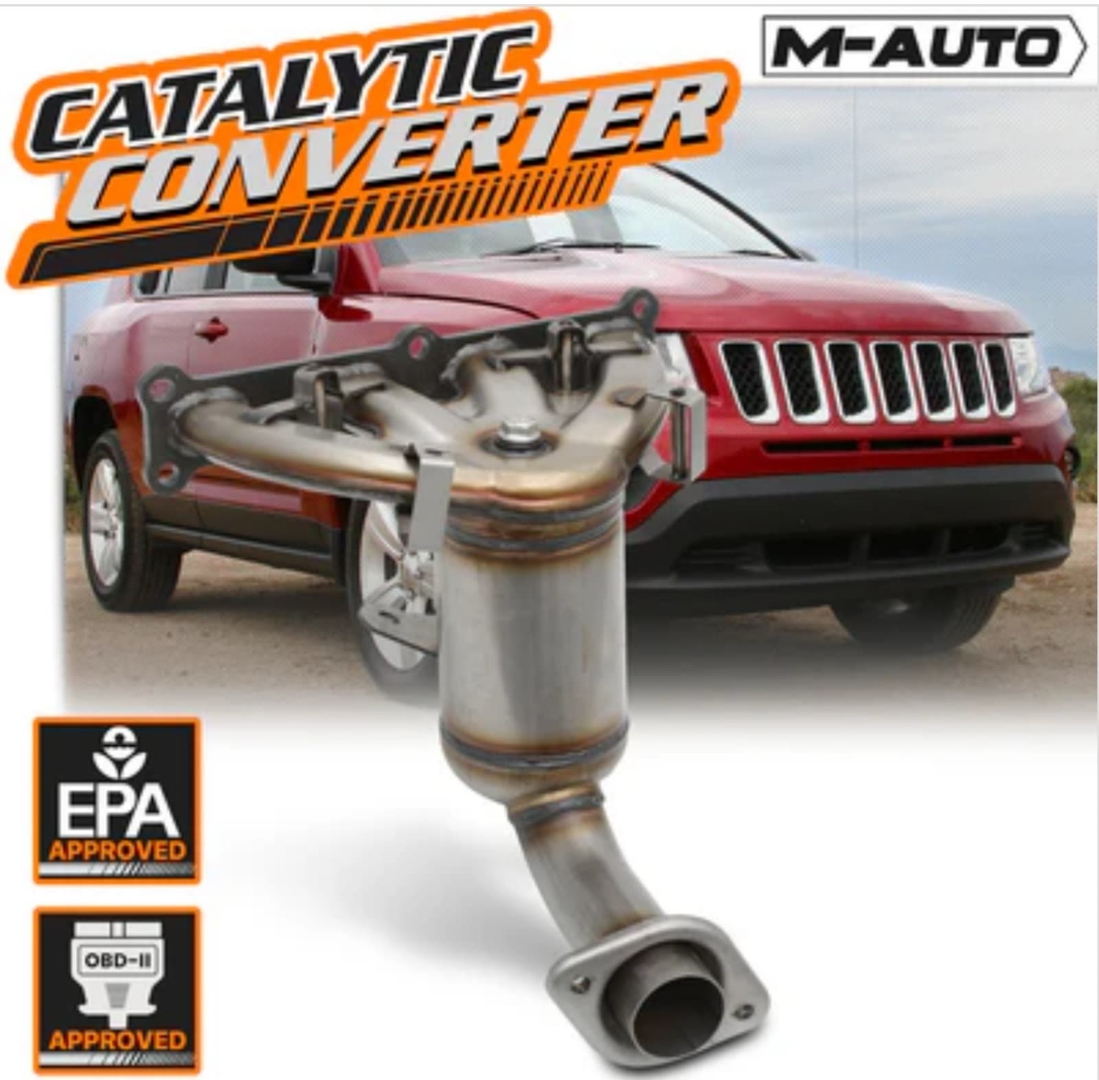 Catalytic Converter 07-17 Jeep Compass, 07-08 Dodge Caliber 2.4L 4WD - Image 1
