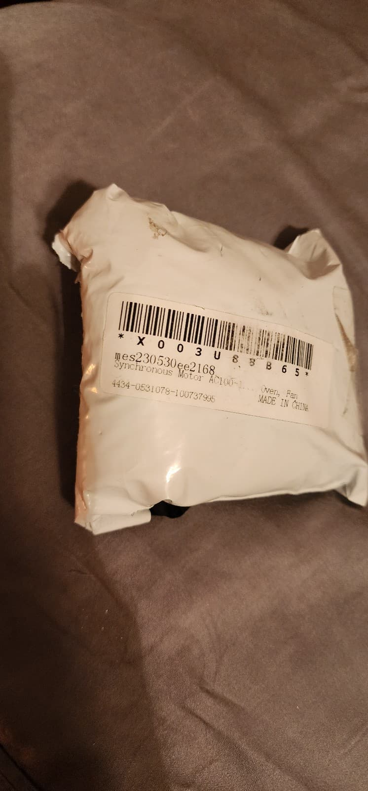 Geared Motor for Electric Fan, Heater, Handicrafts(15-18RPM) - Thumbnail 5