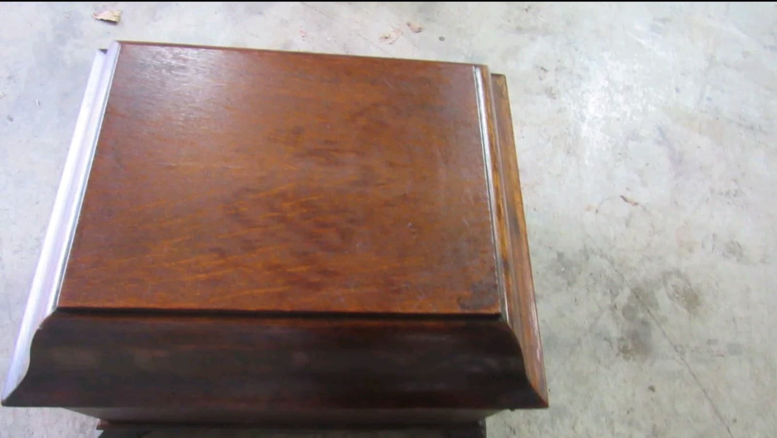 Victor Oak Victrola Music Box Antique Collectible Vintage - Thumbnail 8