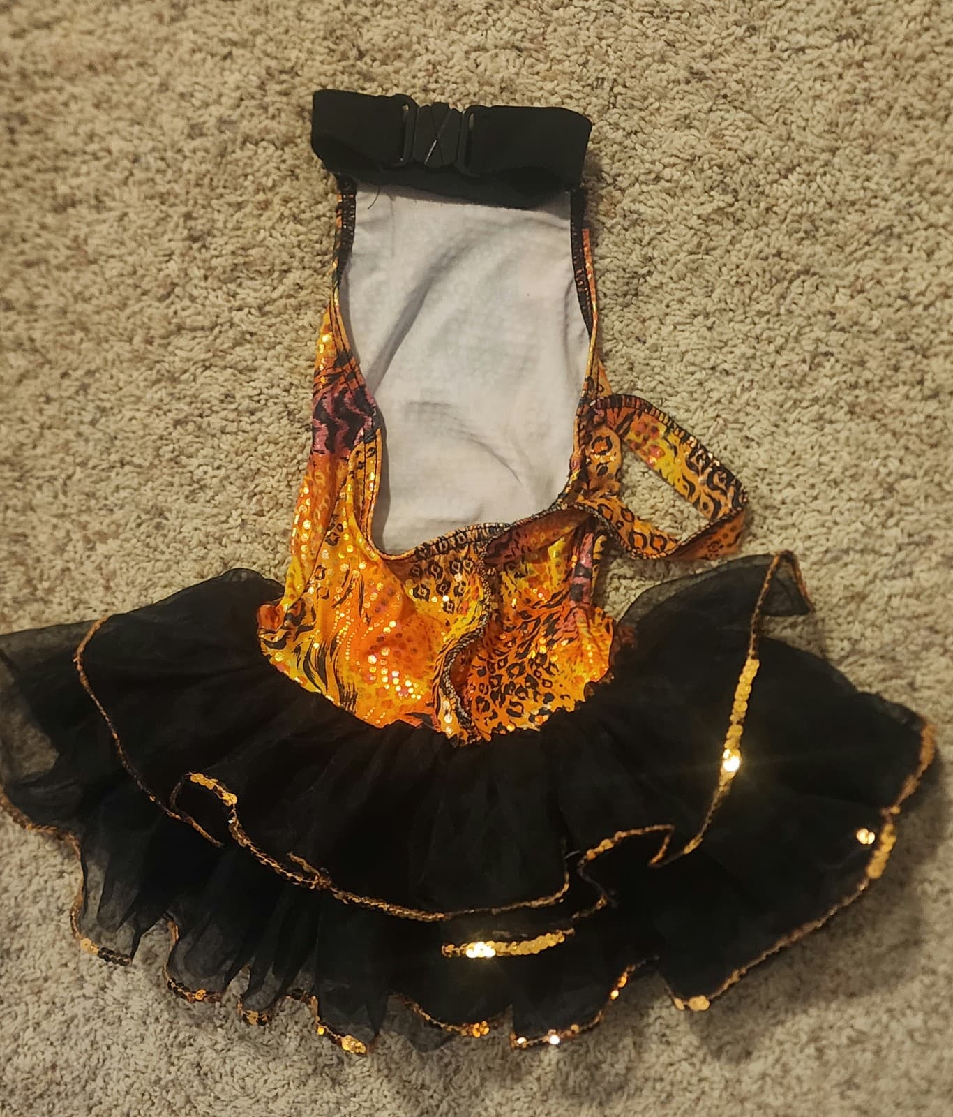 Girls Cat Themed Dance Recidal Costume Sz XS - Thumbnail 7