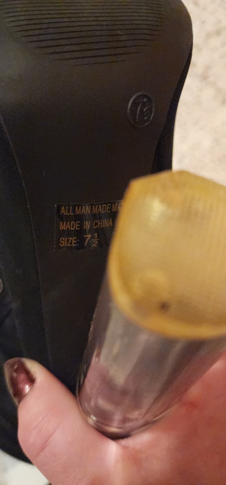 Women's Black Lace-up Heels sz 7.5 - Thumbnail 5