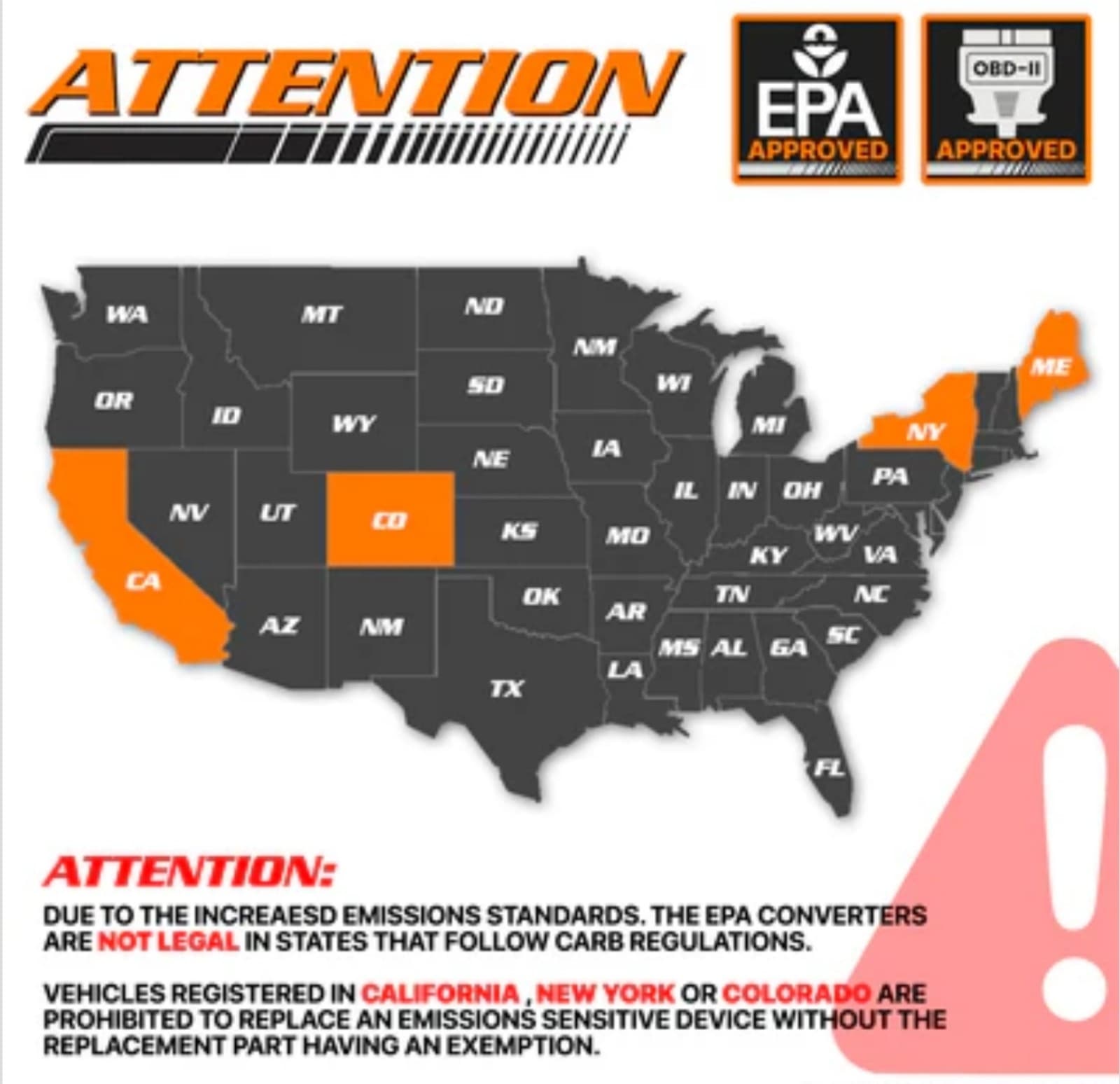 Catalytic Converter 07-17 Jeep Compass, 07-08 Dodge Caliber 2.4L 4WD - Thumbnail 9