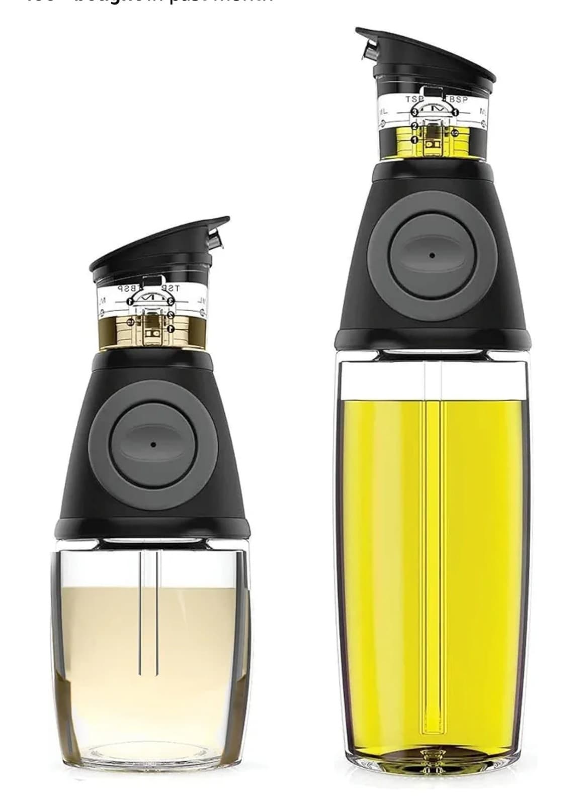 Olive Oil Dispenser Bottle with Pump - Oil Dispenser for Kitchen, Glass Oil - Image 1