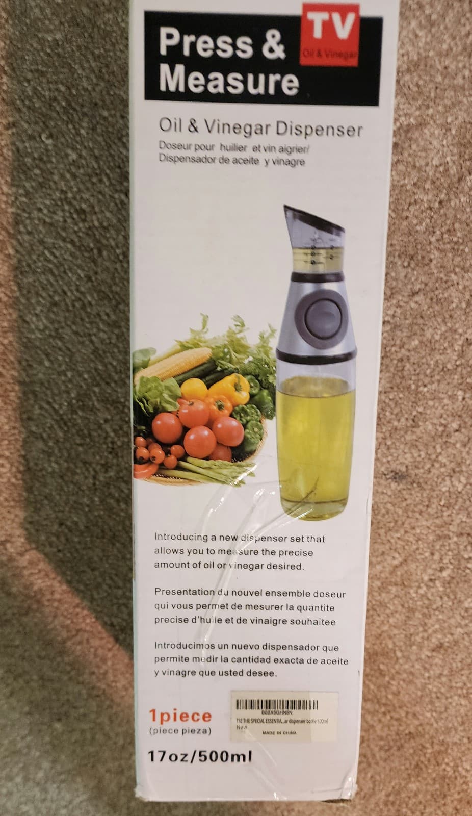 Olive Oil Dispenser Bottle with Pump - Oil Dispenser for Kitchen, Glass Oil - Thumbnail 8