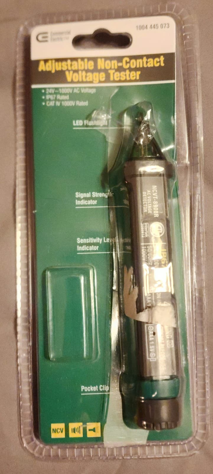 Commercial Electric AC Voltage Detector + Adjustable Sensitive 1004445073 - Thumbnail 2