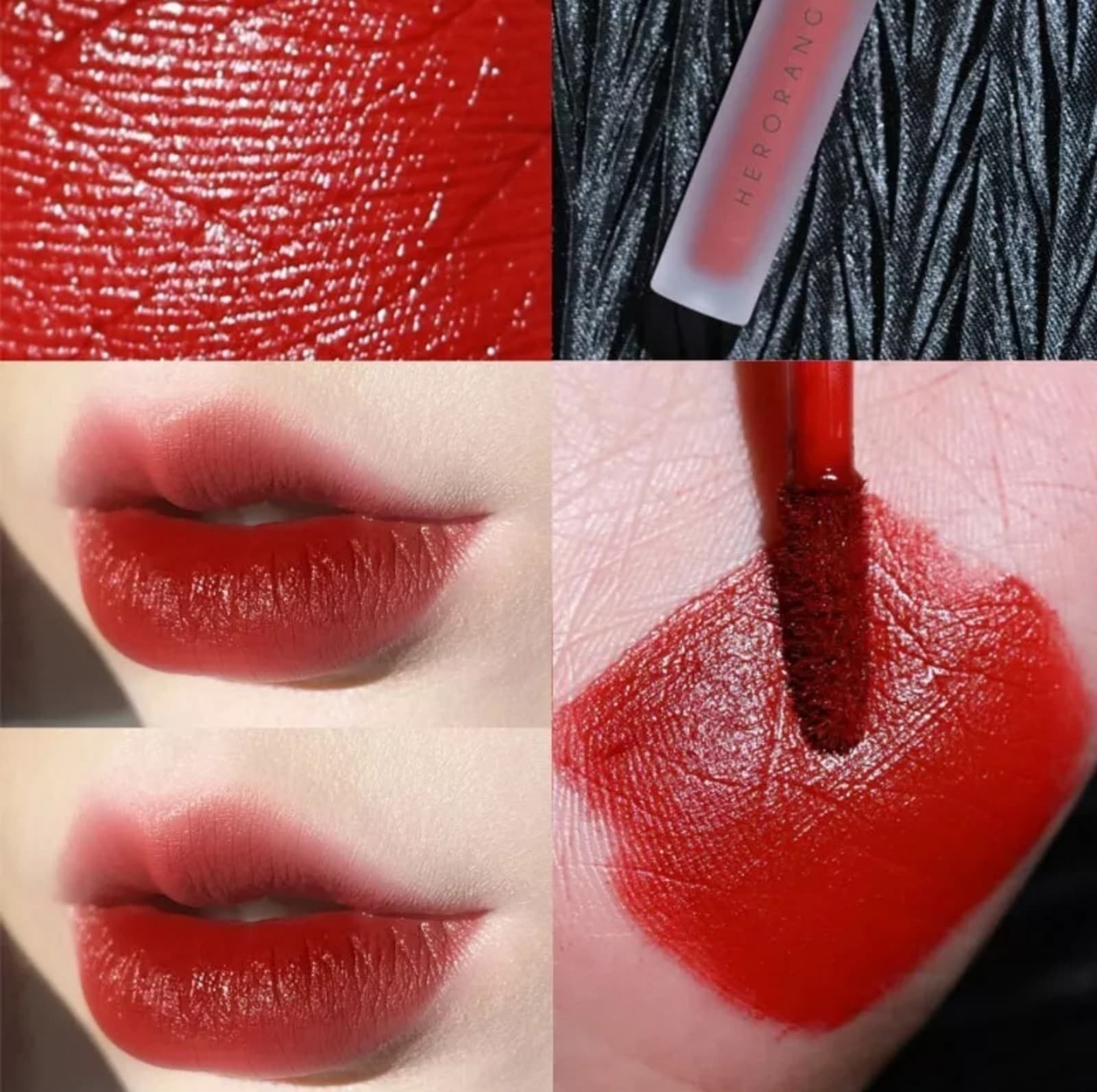 HERORANGE Twilight Lip Glaze, Matte Velvet Lip Stain Chestnut - Image 1