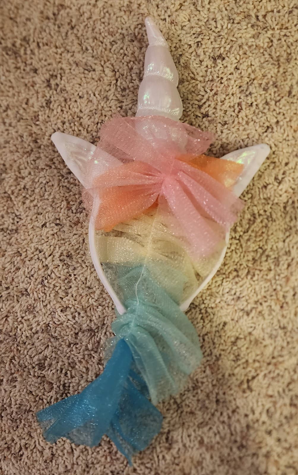 Rainbow Unicorn Tutu Dress Costume sz Medium - Thumbnail 6