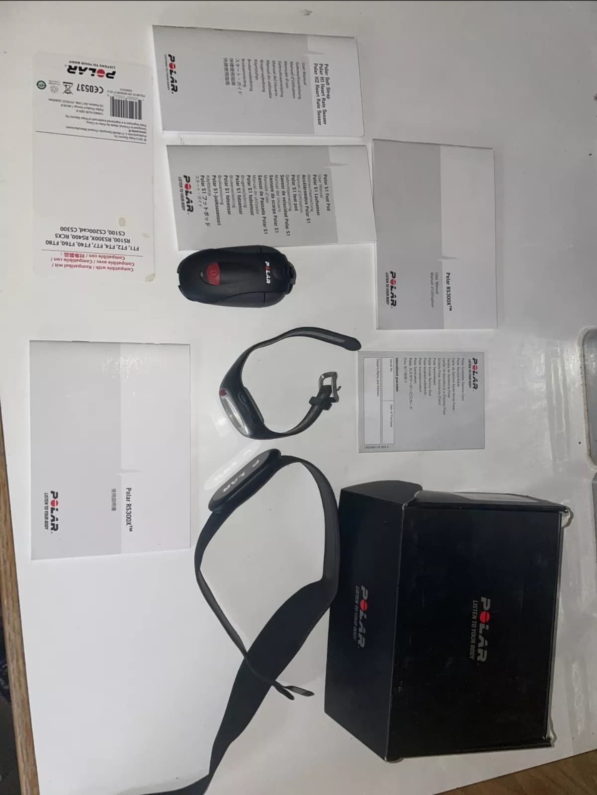 Polar RS300X Heart Rate Monitor, Distance Sensor & Chest Strap - Image 1