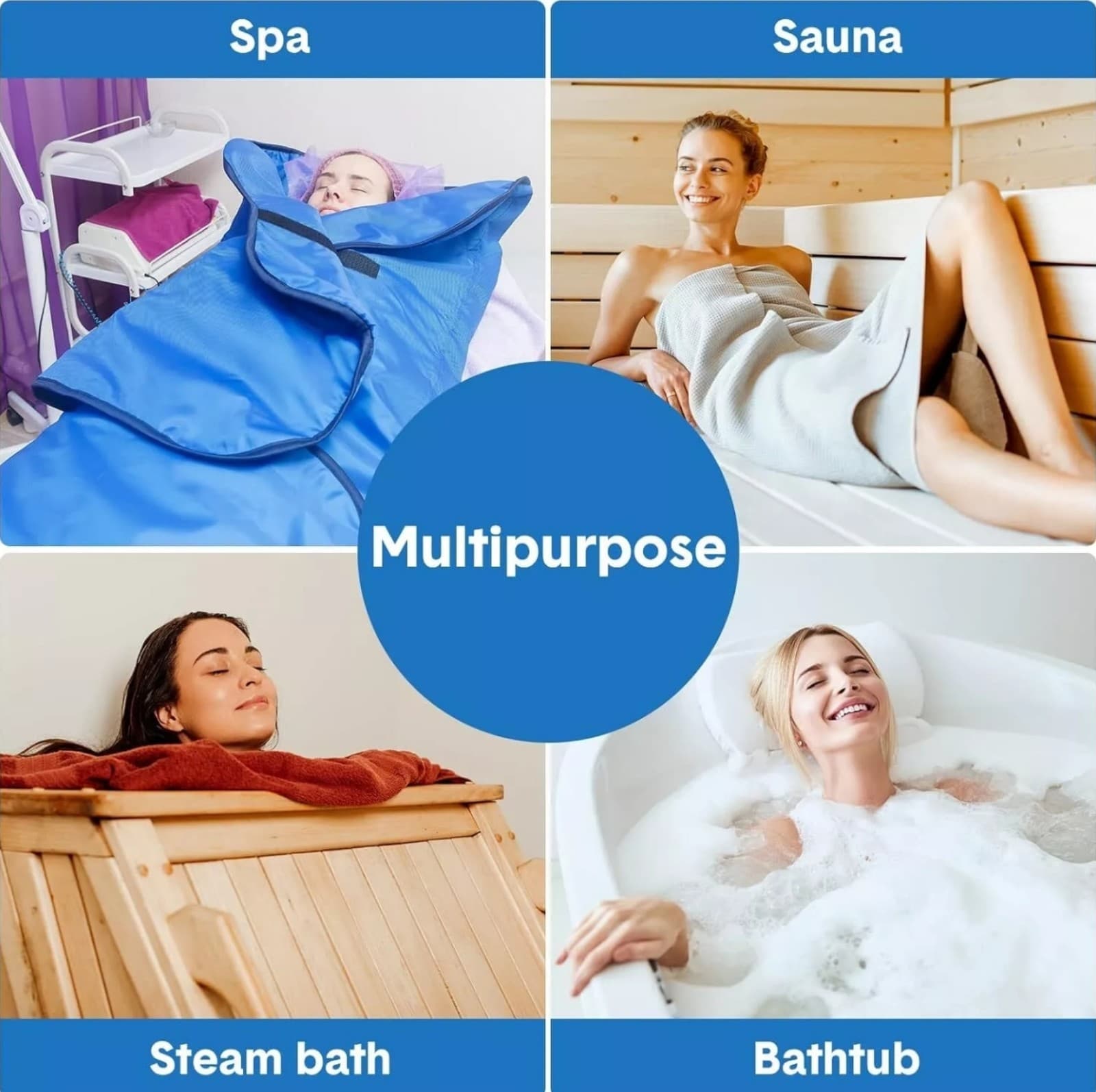 Sauna Bag Plastic Body Wrap Disposable Blanket Liners 87 x 47 100 ct - Thumbnail 7