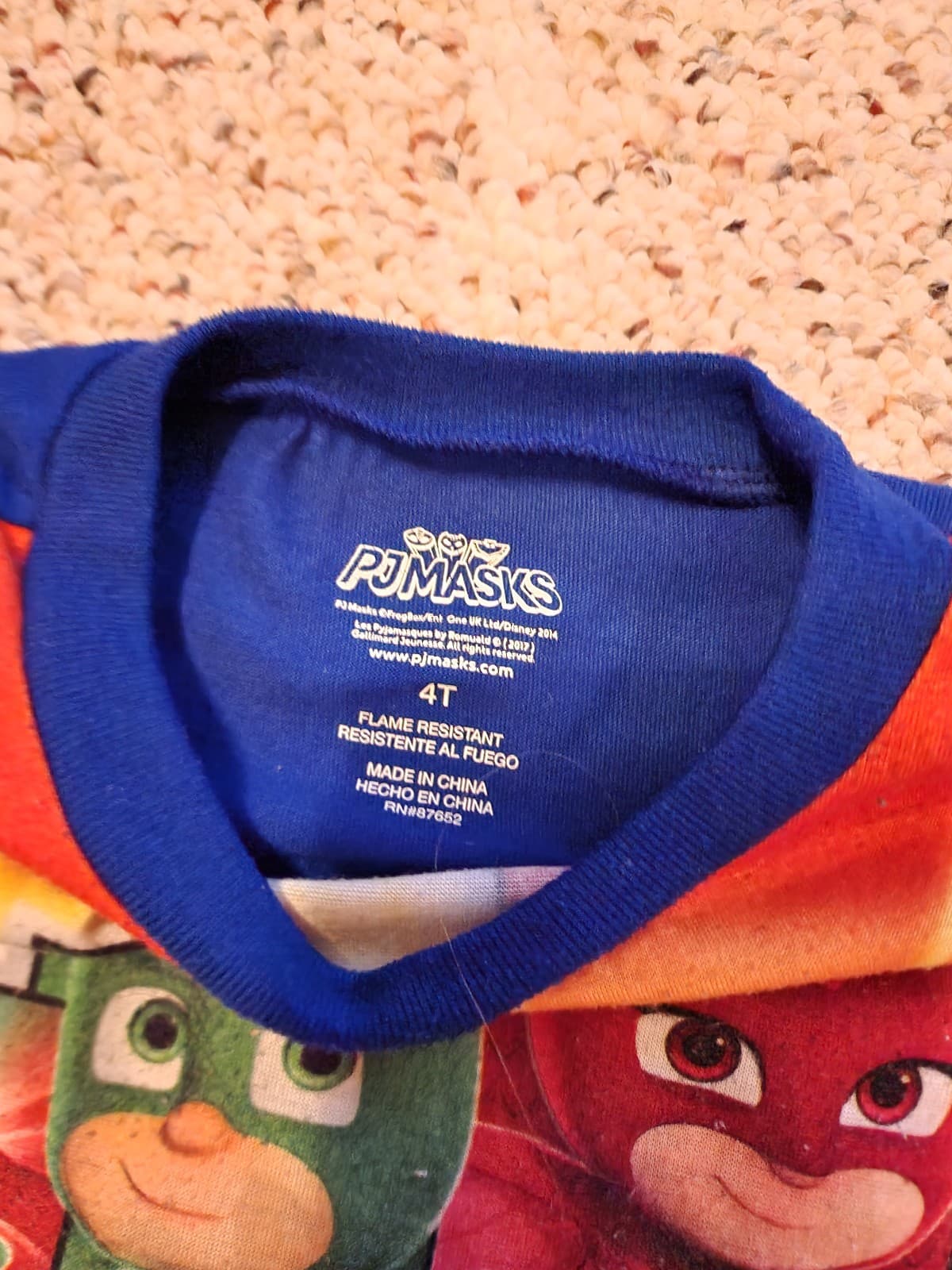 Boys 3T PJ Masks Outfit - Thumbnail 3