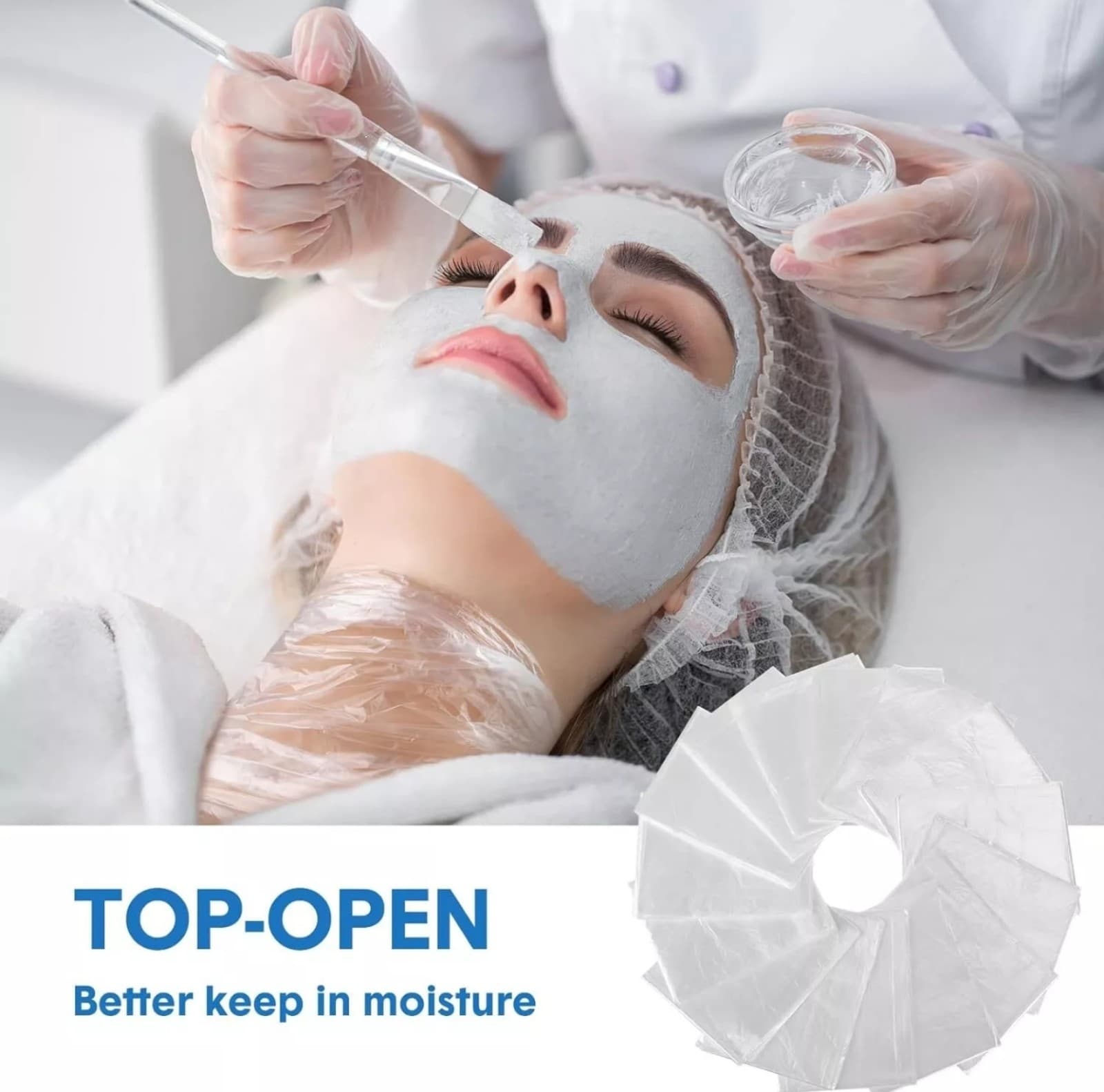 Sauna Bag Plastic Body Wrap Disposable Blanket Liners 87 x 47 100 ct - Thumbnail 5