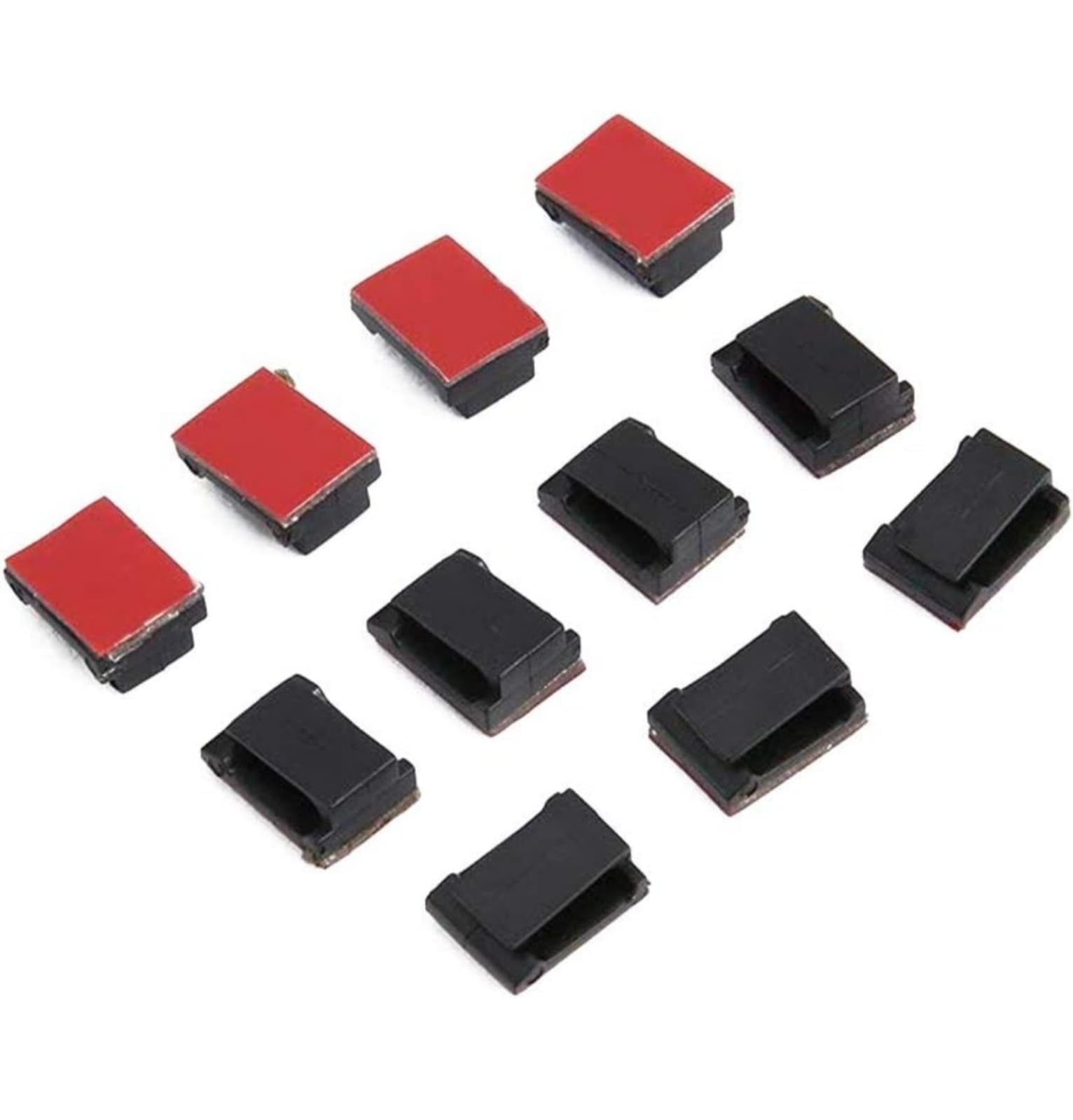 Cable Clips Self-Adhesive Wire Holder Wire Cord Holder Cable Organizer 40pcs - Thumbnail 4