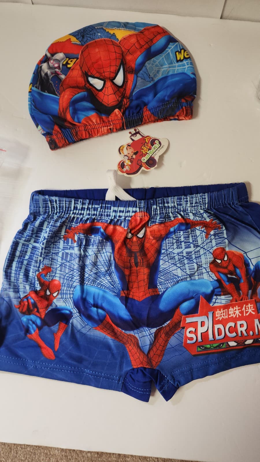Spiderman Swim Set sz S/M - Image 1