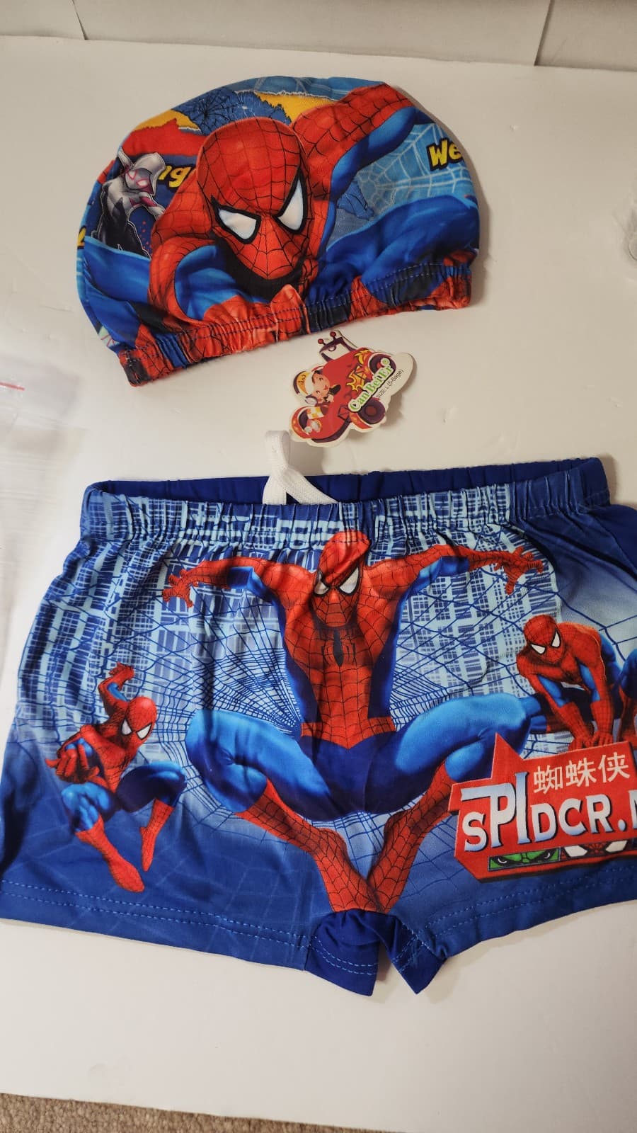 Spiderman Swim Set sz S/M - Thumbnail 2