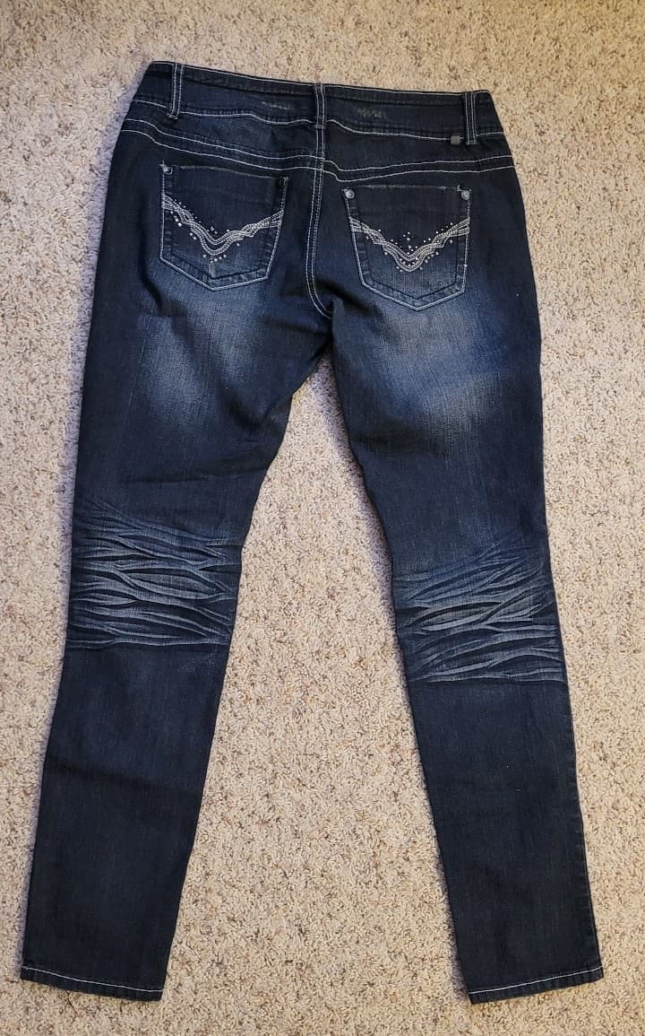 Jeans straight Leg Sz 11 Almost Famous - Thumbnail 10