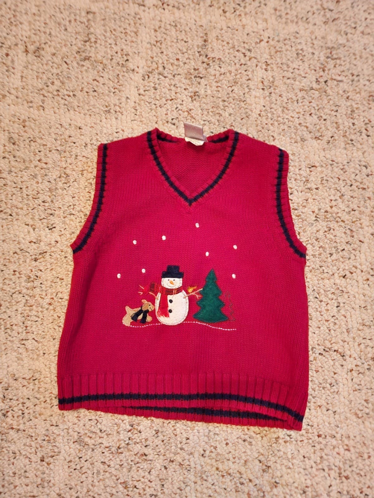 Christmas Sweater Vest 18mos - Image 1