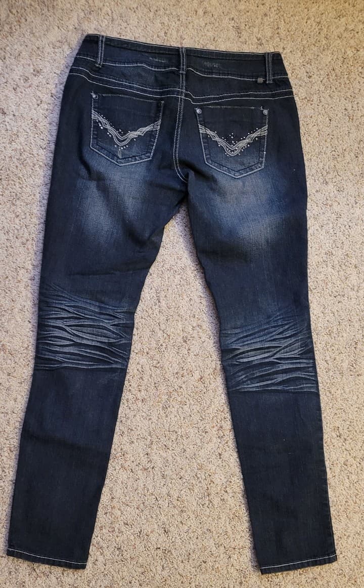 Jeans straight Leg Sz 11 Almost Famous - Thumbnail 9