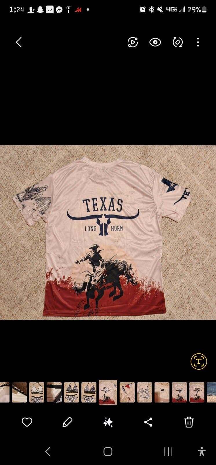 Texas Longhorns T-Shirt size XL - Thumbnail 2