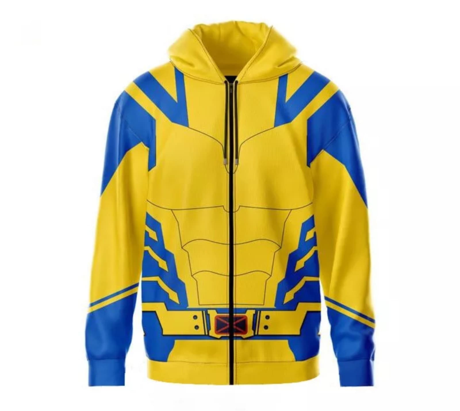 Deadpool 3 Wolverine Movie Zip-up Sweatshirt size XL - Image 1