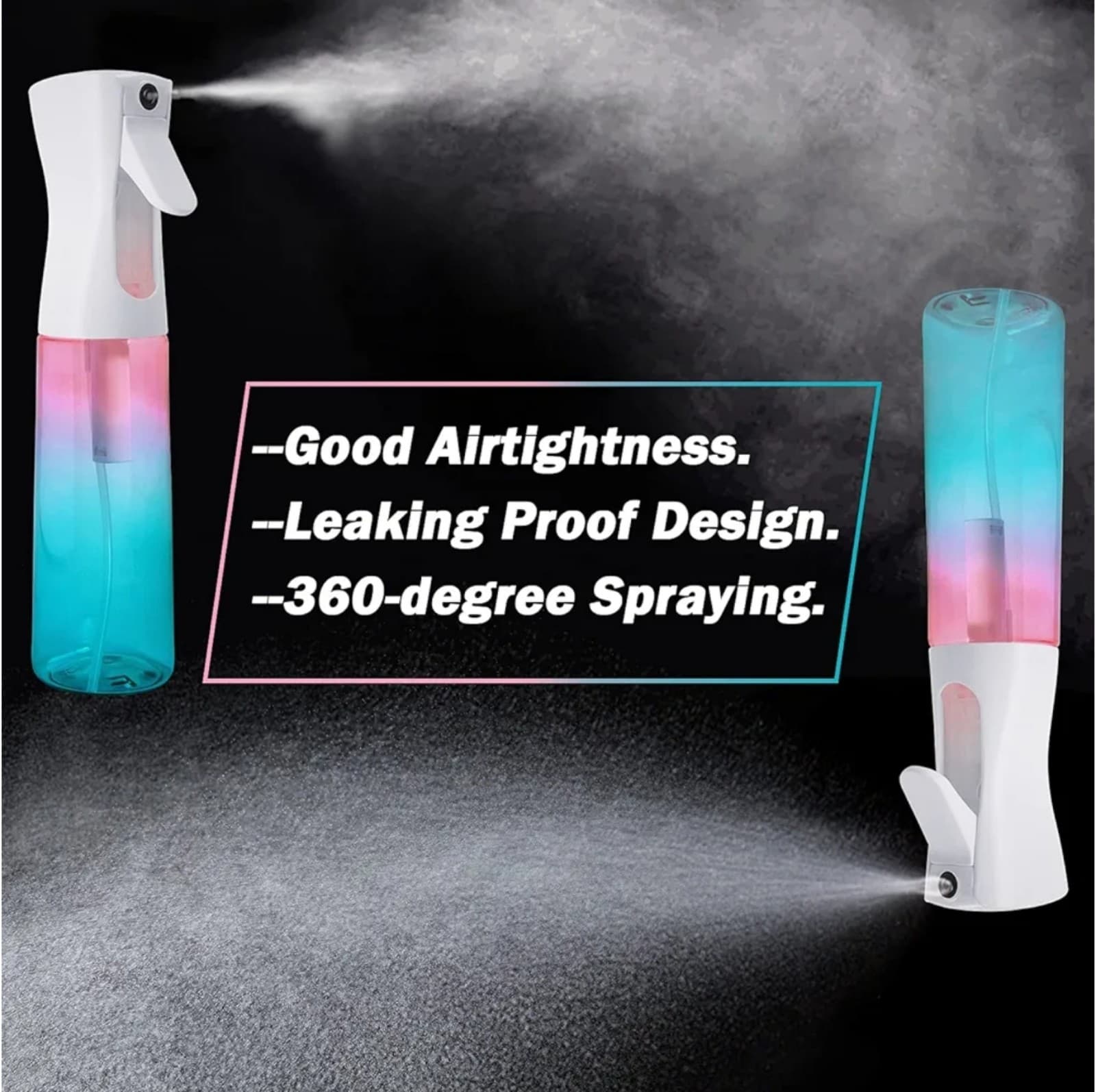 Empty Spray bottles, Continuous Spray Bottle for Hair, Plants, Ect - Thumbnail 4