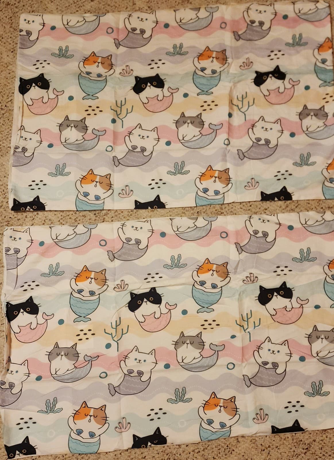 Kawaii Cat Comforter Set Twin Size,Kawaii Cute Cartoon Bedding for Kids - Thumbnail 7