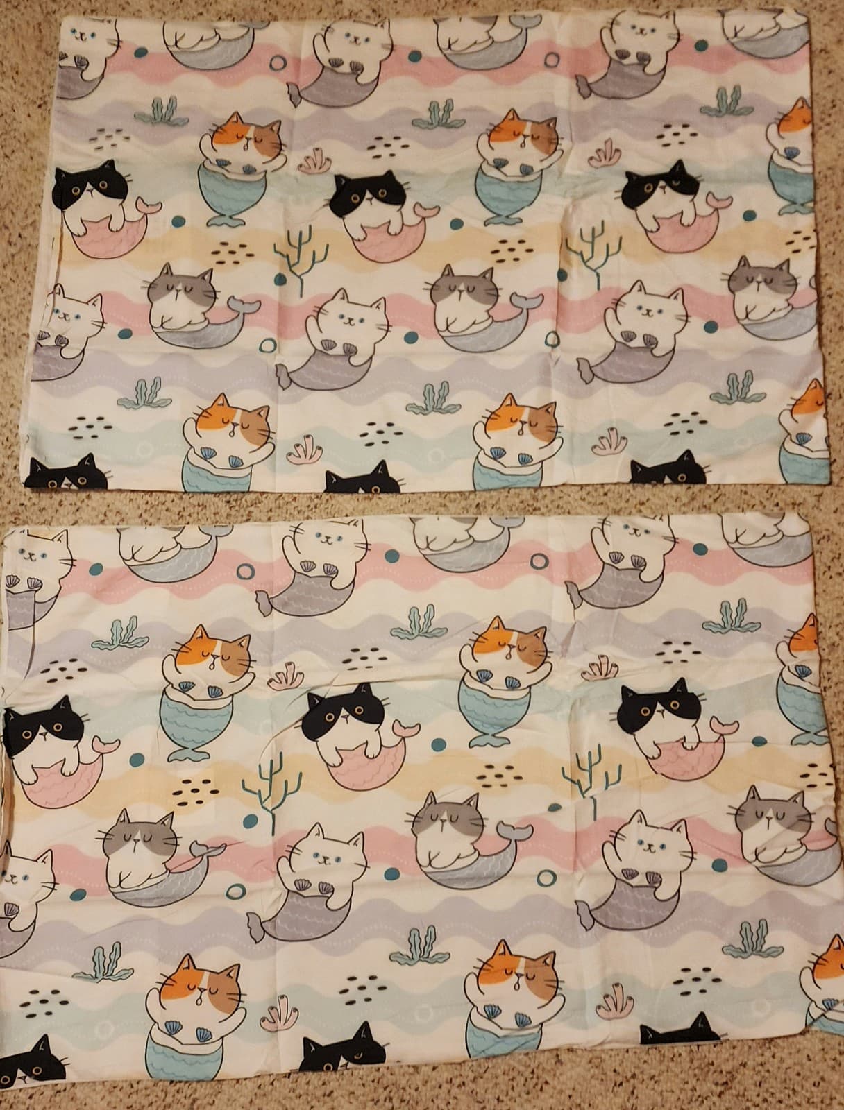 Kawaii Cat Comforter Set Twin Size,Kawaii Cute Cartoon Bedding for Kids - Thumbnail 8