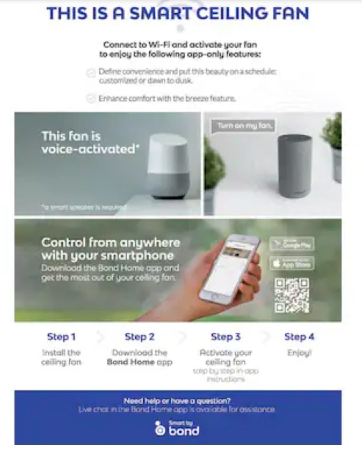 Craftmade Taylor 24-in White/Polished Nickel with Clear Acrylic Blades Integrate - Thumbnail 2