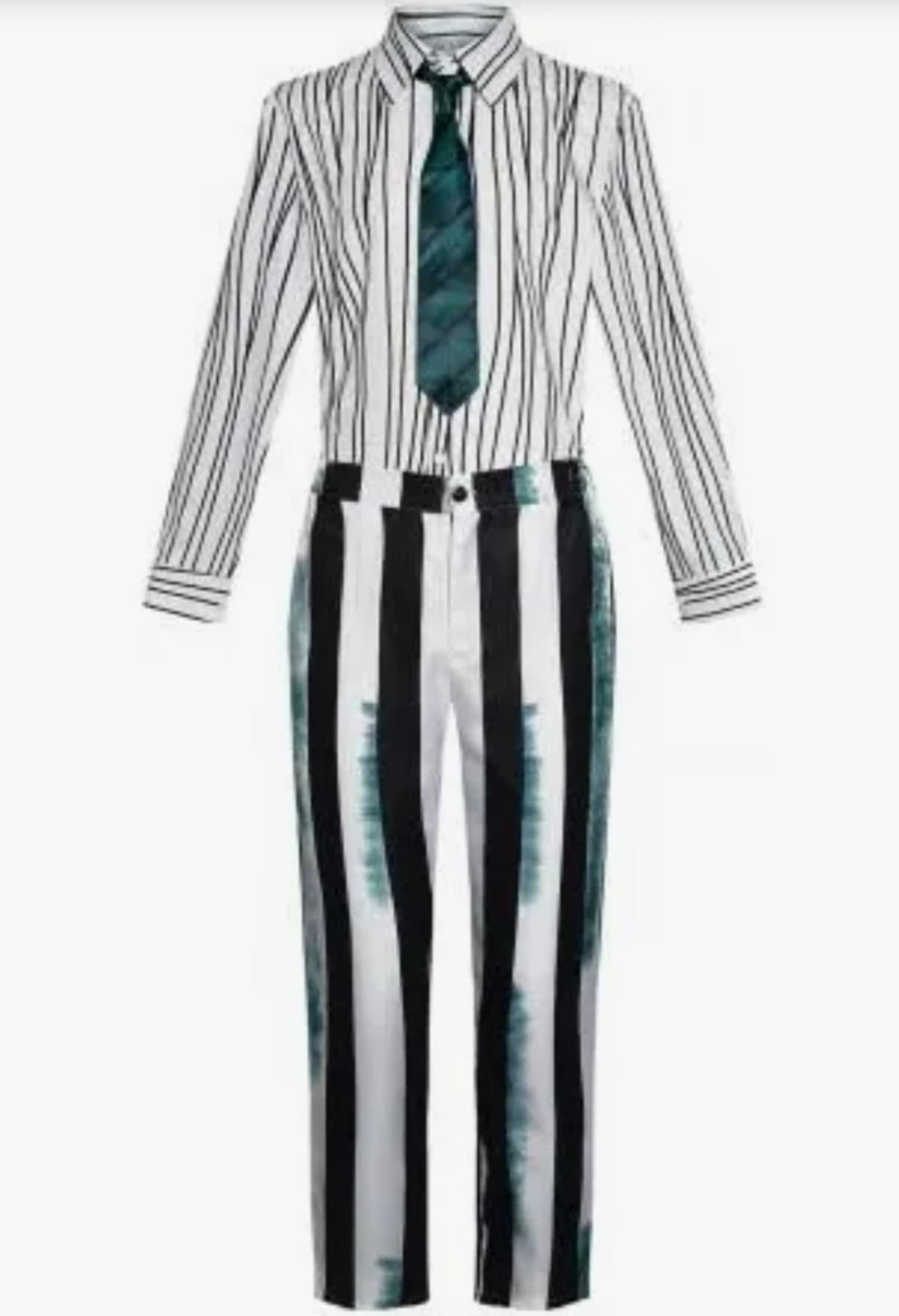 Beetlejuice Costume 4pc size 3X - Thumbnail 5