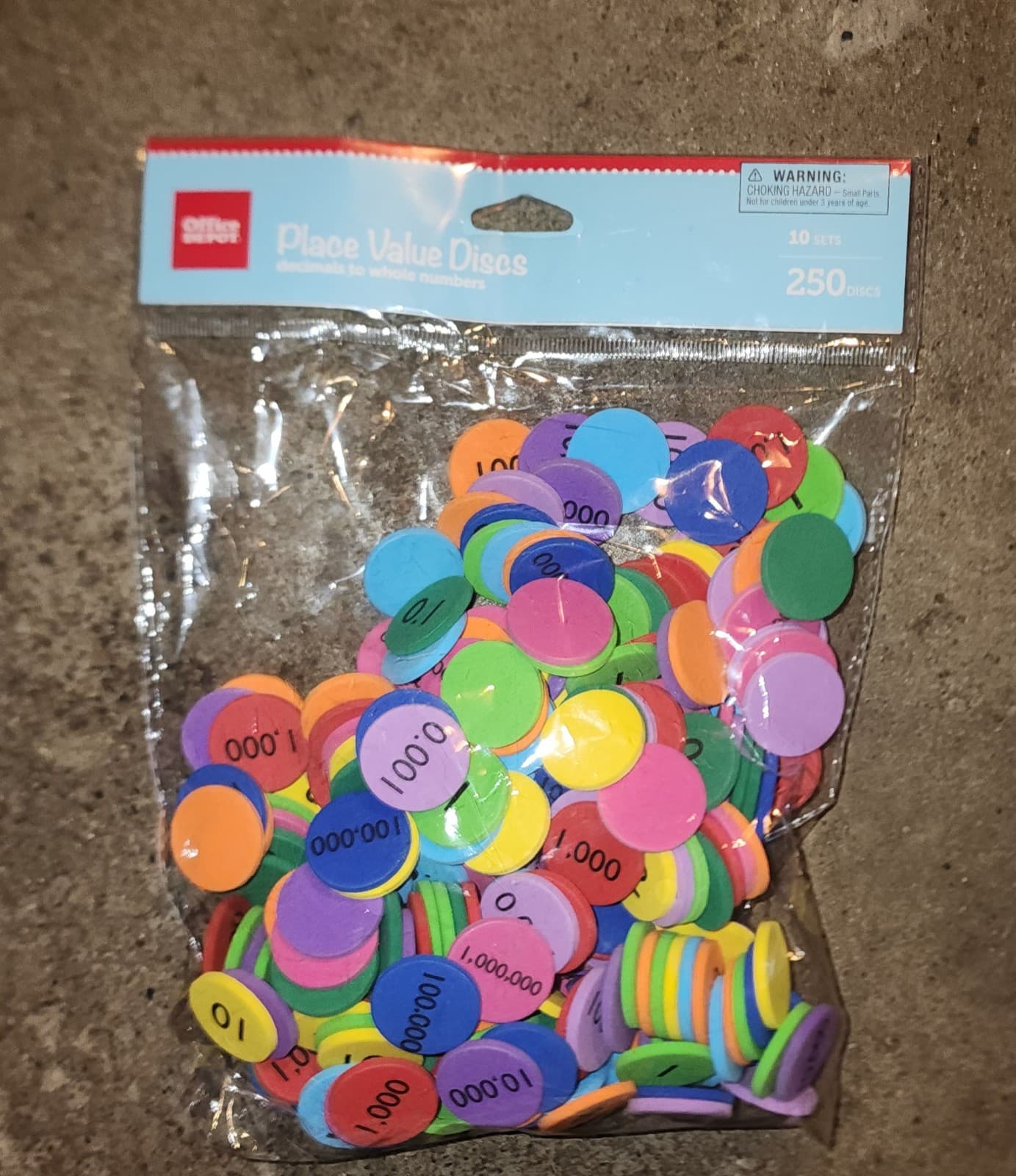 Place Value Discs 250ct - Image 1