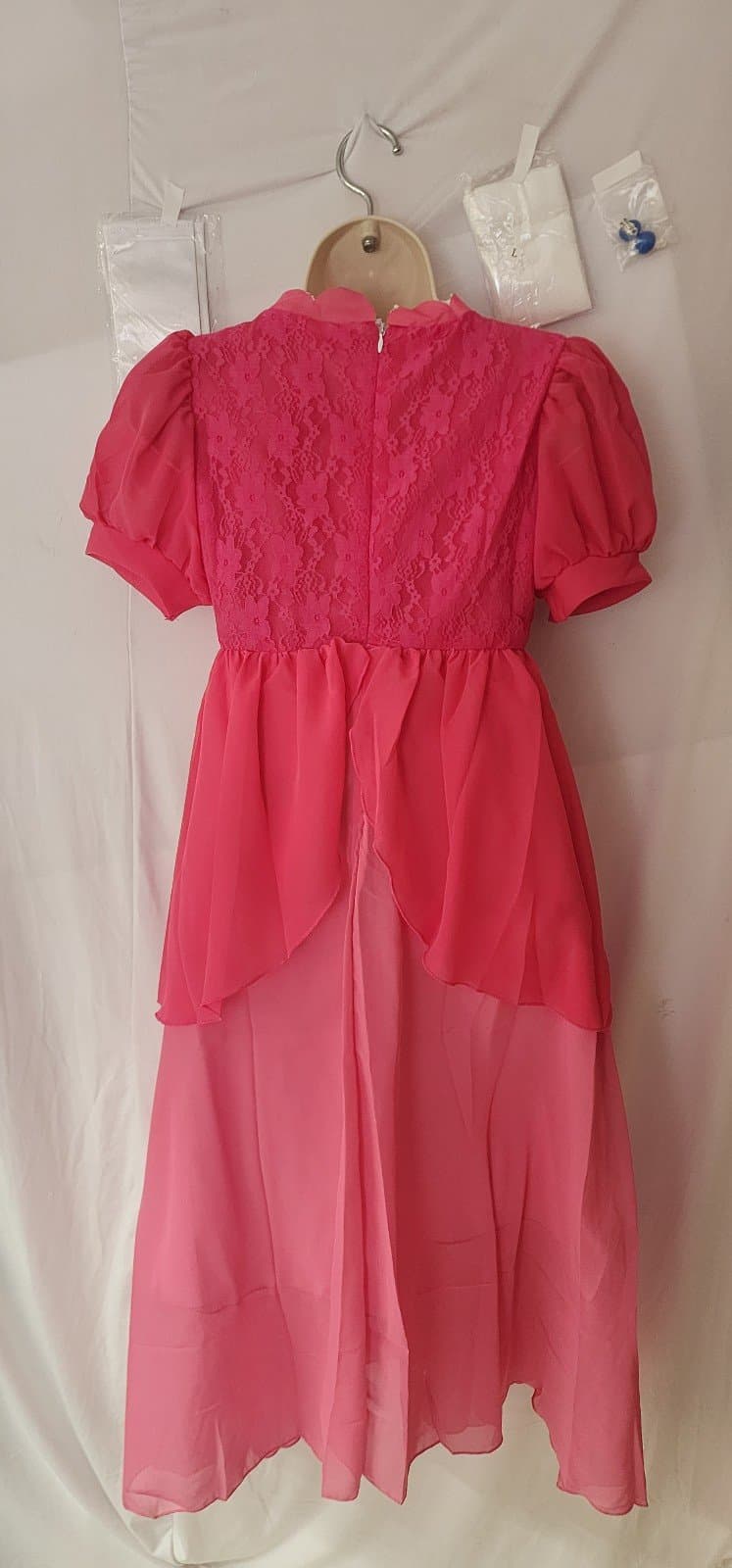 Princess Peach 6 pc Costume sz Large - Thumbnail 9