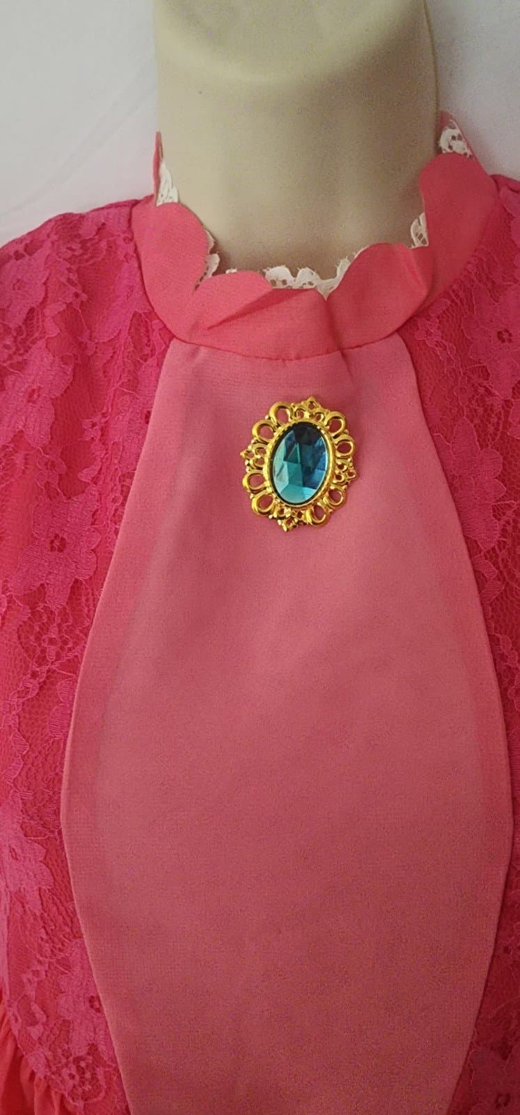 Princess Peach 6 pc Costume sz Large - Thumbnail 8