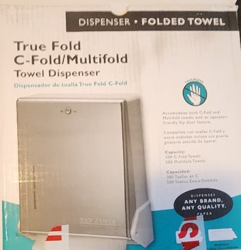 Multi Fold Metal Hand Towel Dispenser - Image 1