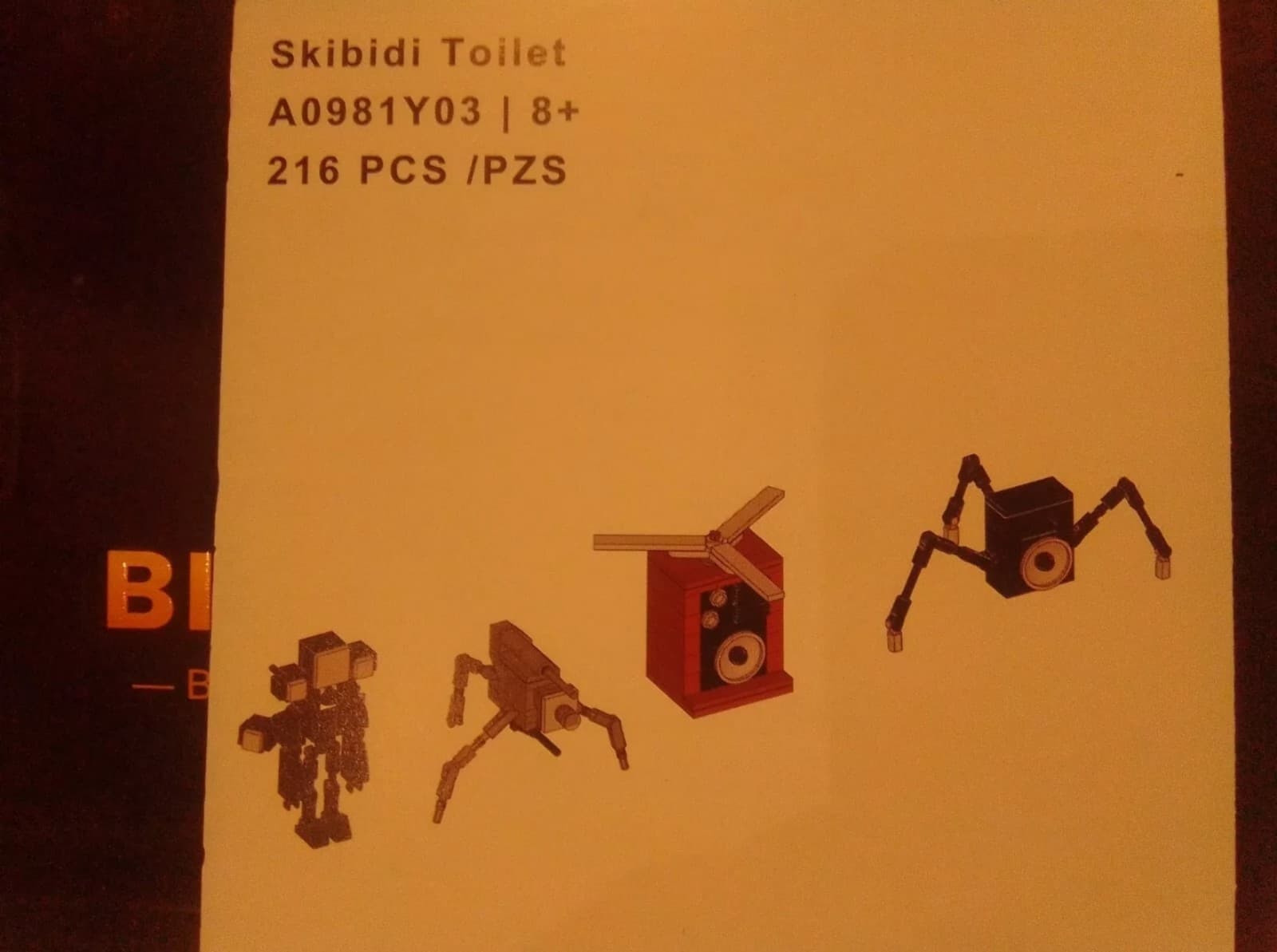 Skibidi Toilet Lego Set 4-n-1 Set - Image 1