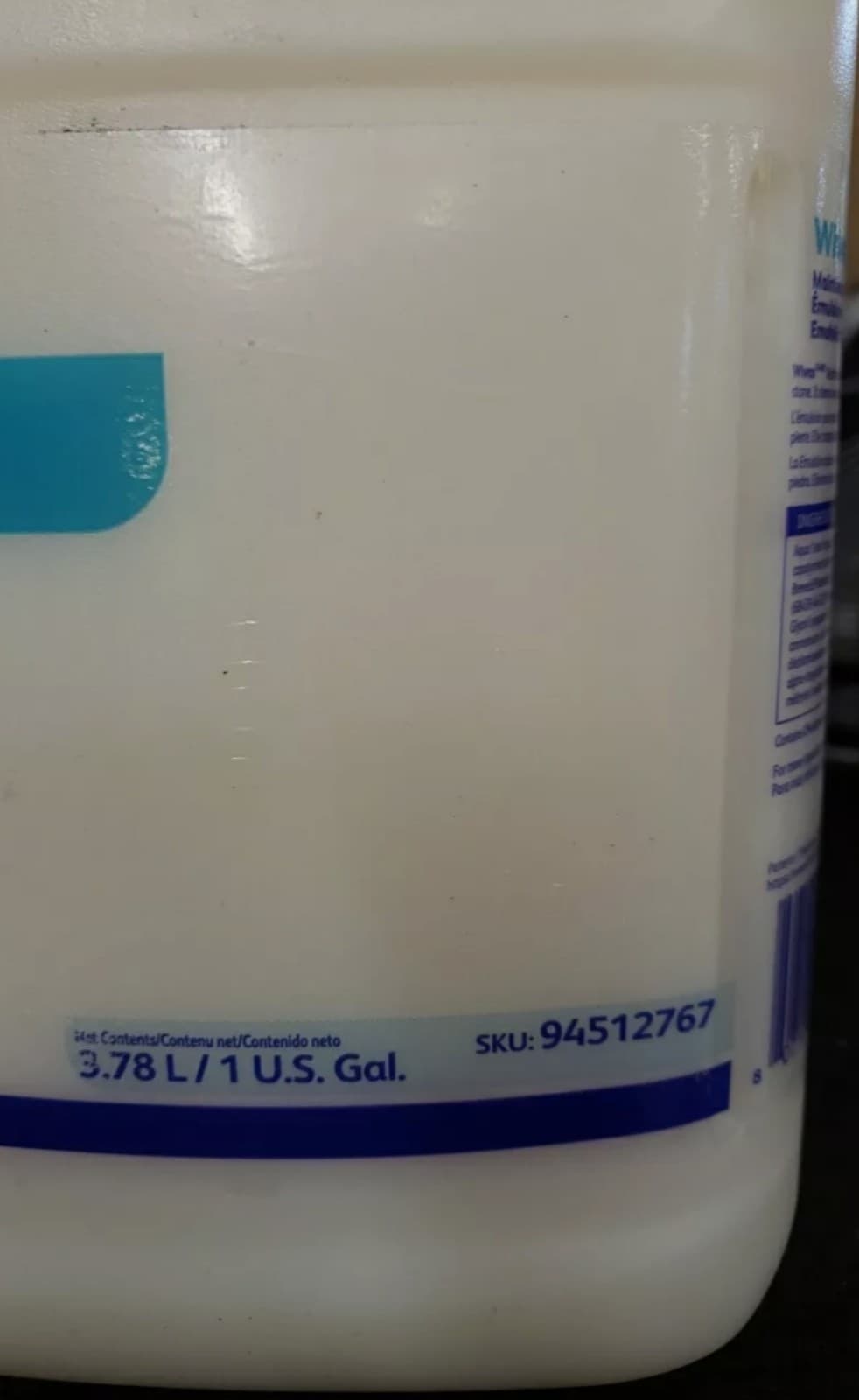 Diversey Wiwax Cleaning and Maintenance Solution Liquid 1 Gal 94512767ea - Thumbnail 3