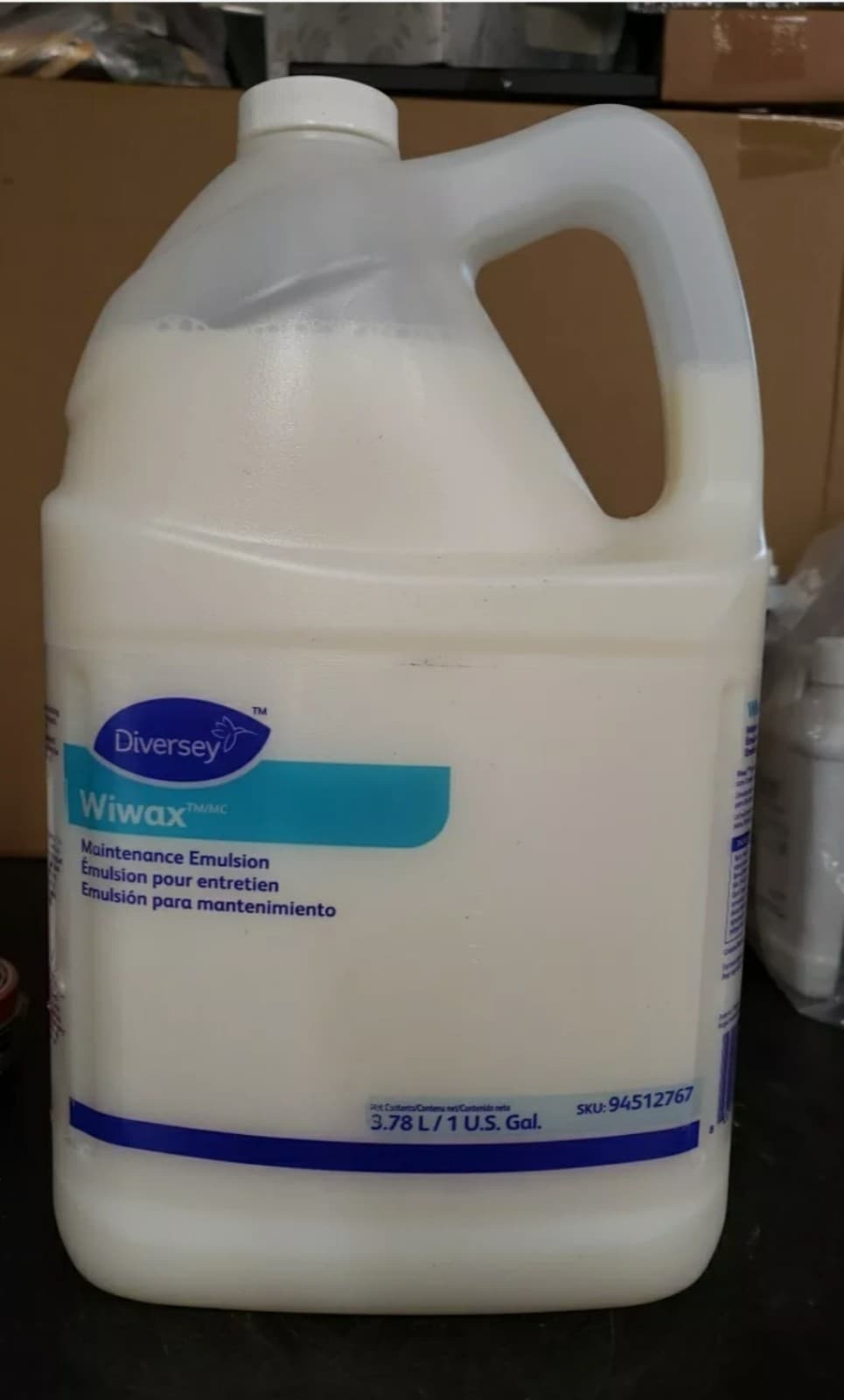 Diversey Wiwax Cleaning and Maintenance Solution Liquid 1 Gal 94512767ea - Image 1