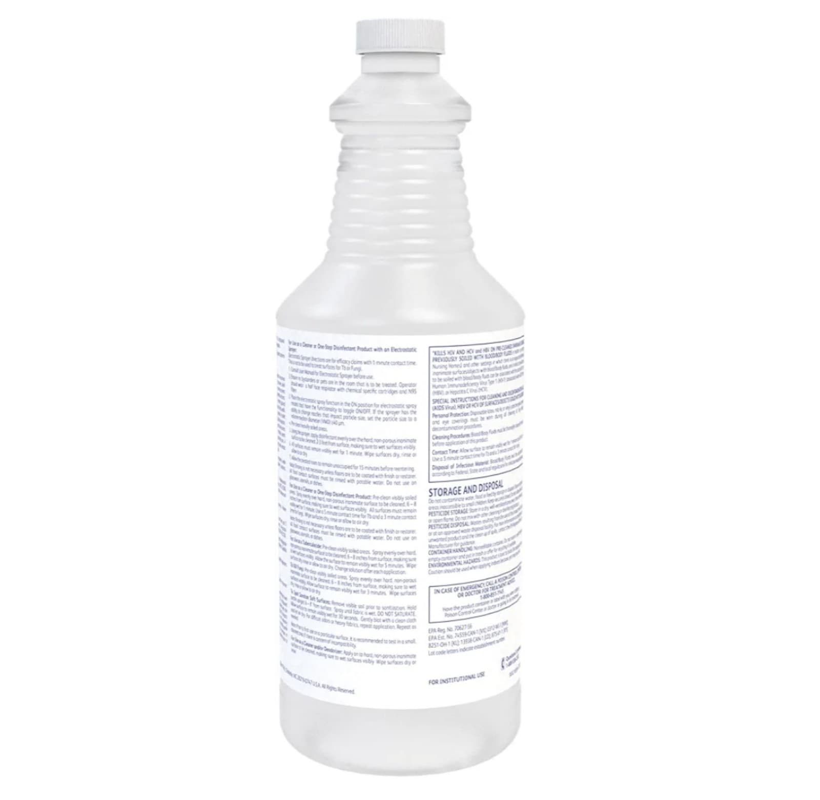 Oxivir Diversey Disinfectant Cleaner, Accelerated Hydrogen Peroxide 32oz Bottle - Thumbnail 2