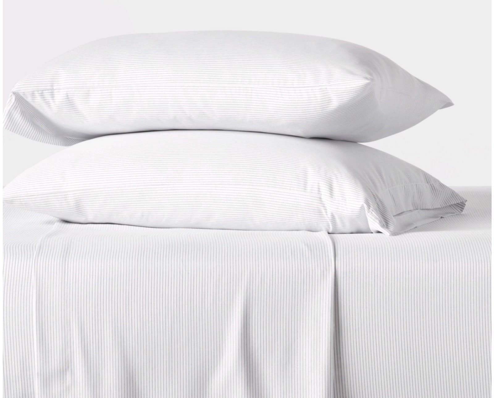 Queen Striped Microfiber Sheet Set Blue - Room Essentials - Thumbnail 2